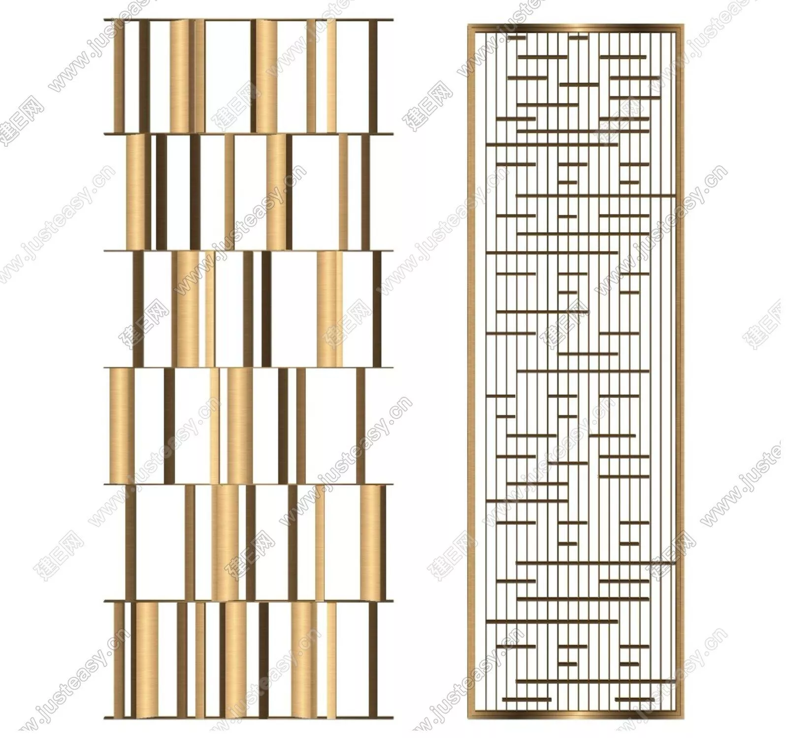 MODERN PARTITION SCREEN - SKETCHUP 3D MODEL - ENSCAPE - 111624597