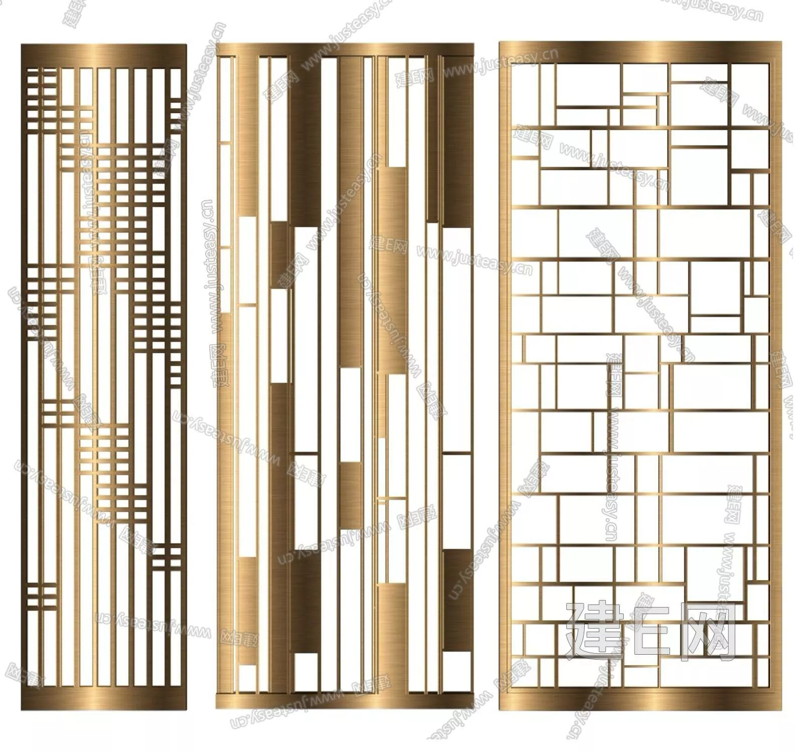 MODERN PARTITION SCREEN - SKETCHUP 3D MODEL - ENSCAPE - 111624626