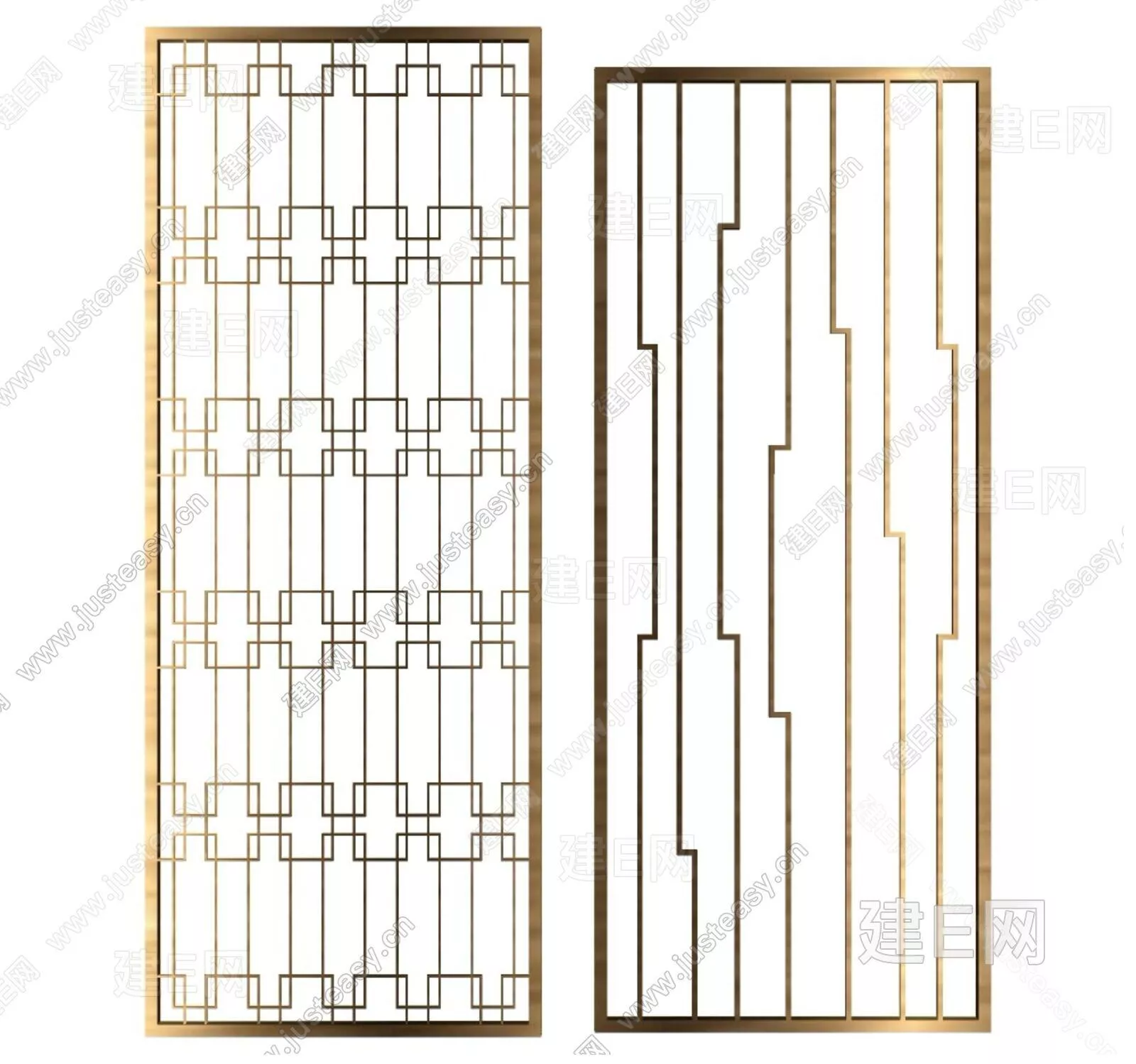 MODERN PARTITION SCREEN - SKETCHUP 3D MODEL - ENSCAPE - 111624642