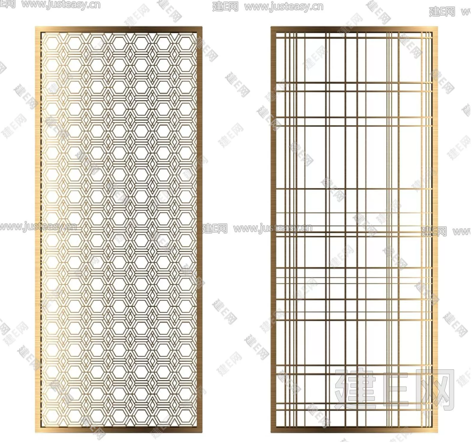 MODERN PARTITION SCREEN - SKETCHUP 3D MODEL - ENSCAPE - 111624658