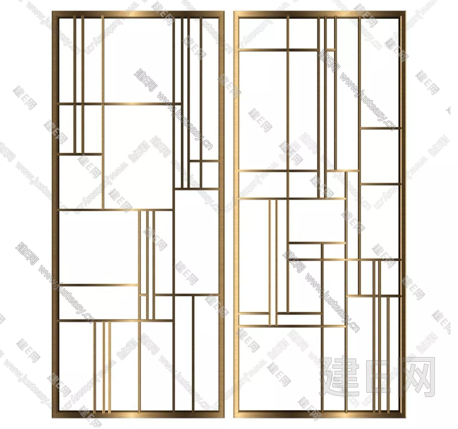 MODERN PARTITION SCREEN - SKETCHUP 3D MODEL - ENSCAPE - 111624675