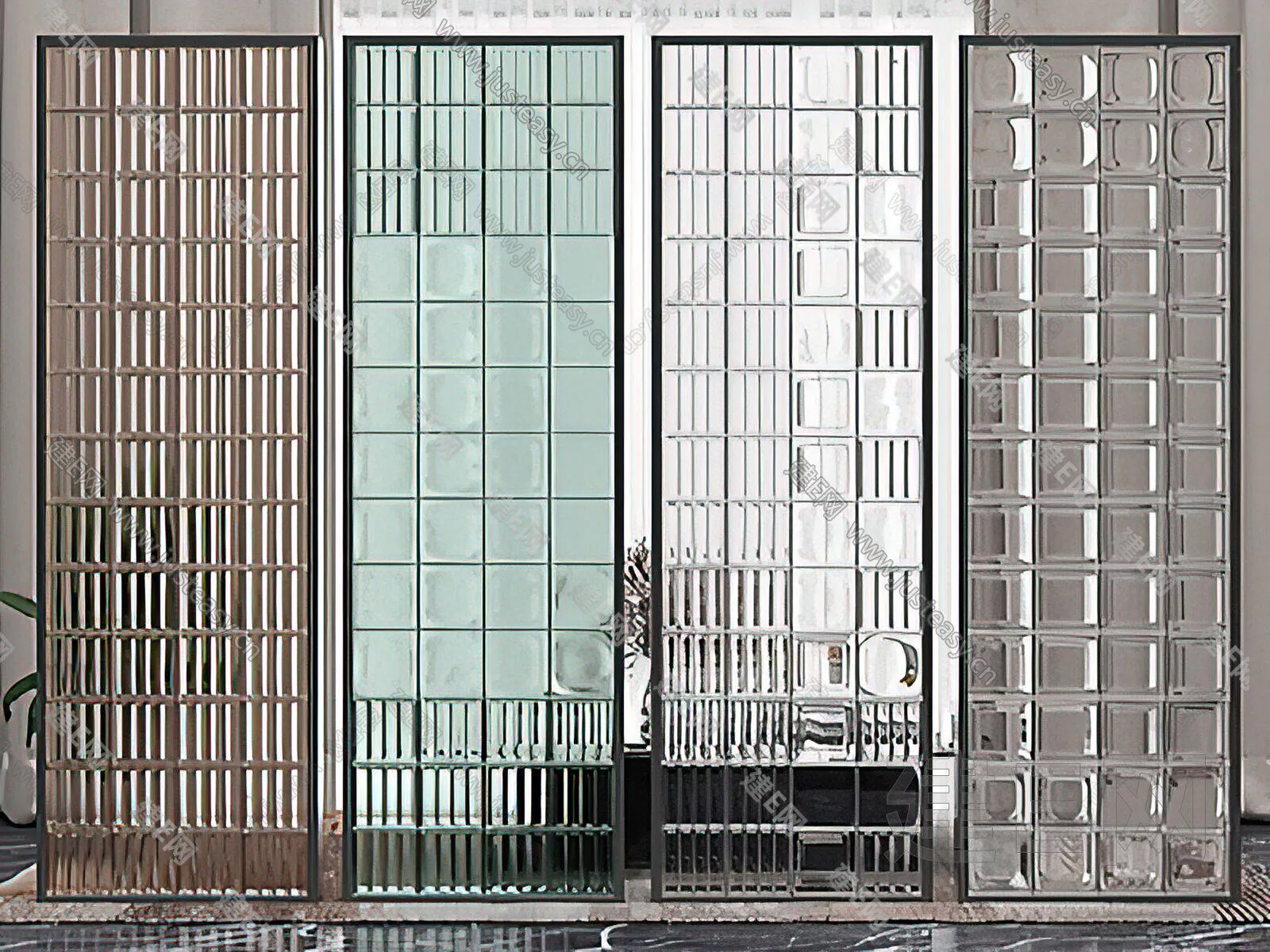 MODERN PARTITION SCREEN - SKETCHUP 3D MODEL - ENSCAPE - 114312701