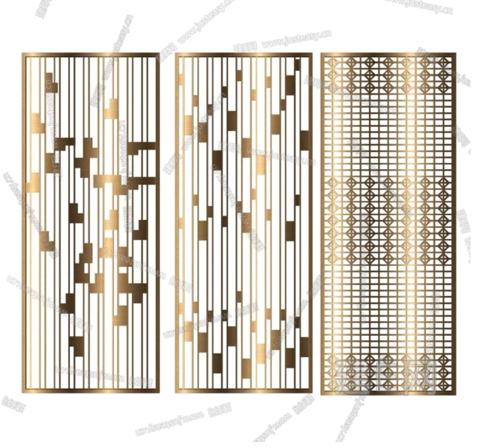 MODERN PARTITION SCREEN - SKETCHUP 3D MODEL - ENSCAPE - ID11982