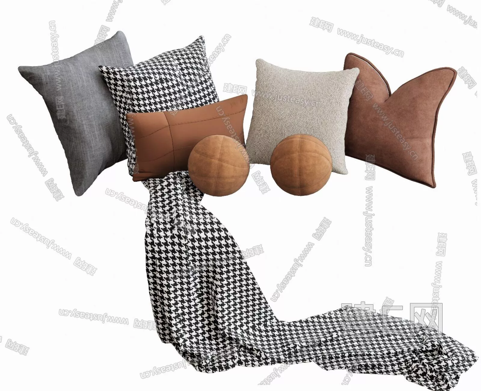 MODERN PILLOW - SKETCHUP 3D MODEL - ENSCAPE - 115557781