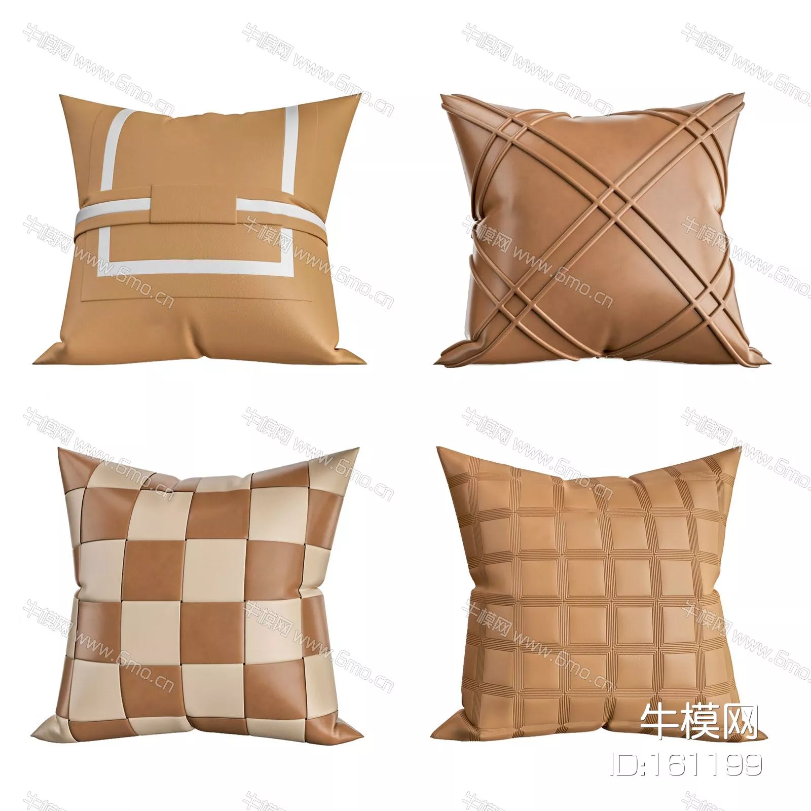 MODERN PILLOW - SKETCHUP 3D MODEL - VRAY - 161199