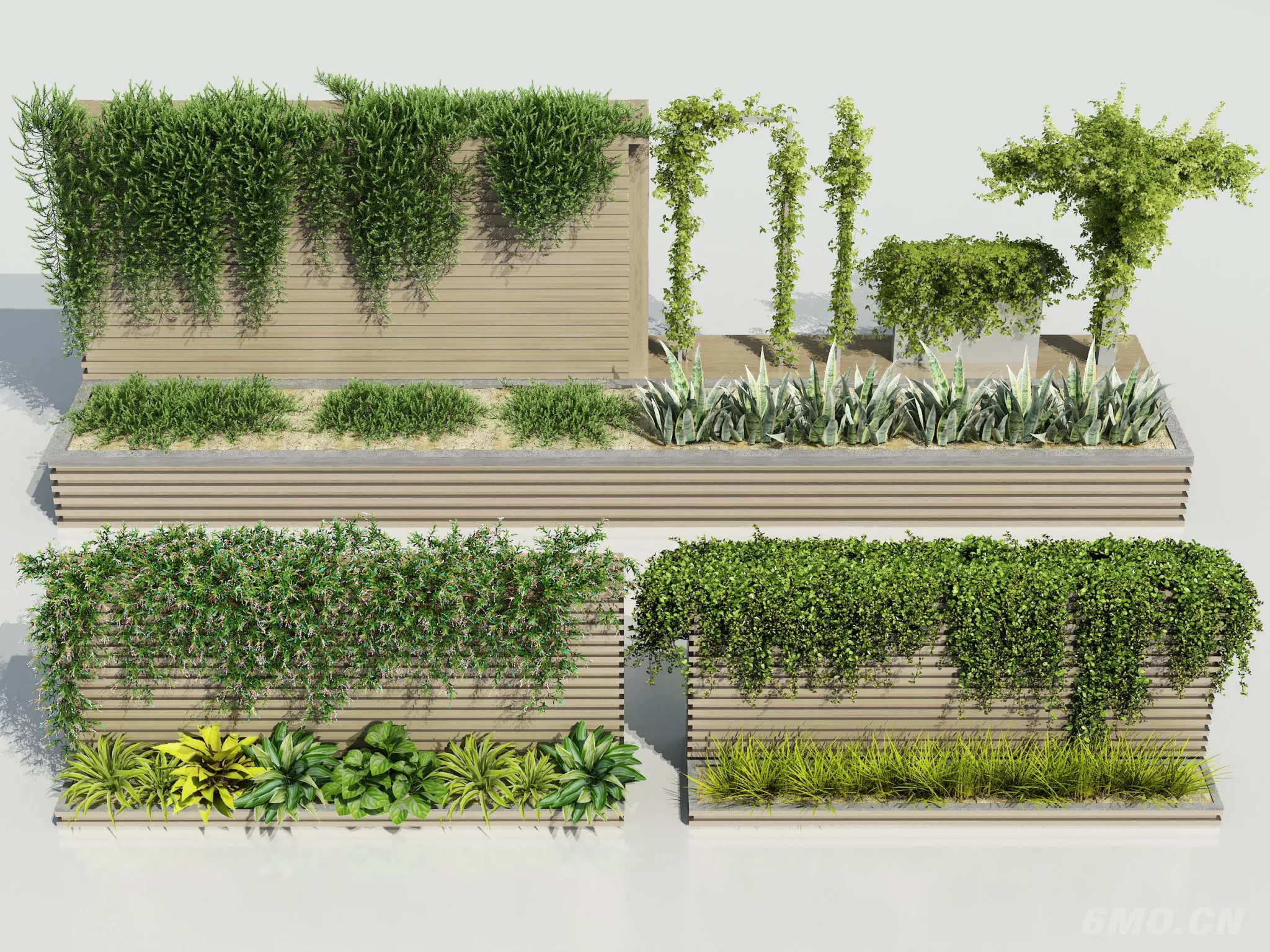 MODERN PLANT - SKETCHUP 3D MODEL - ENSCAPE - 272536