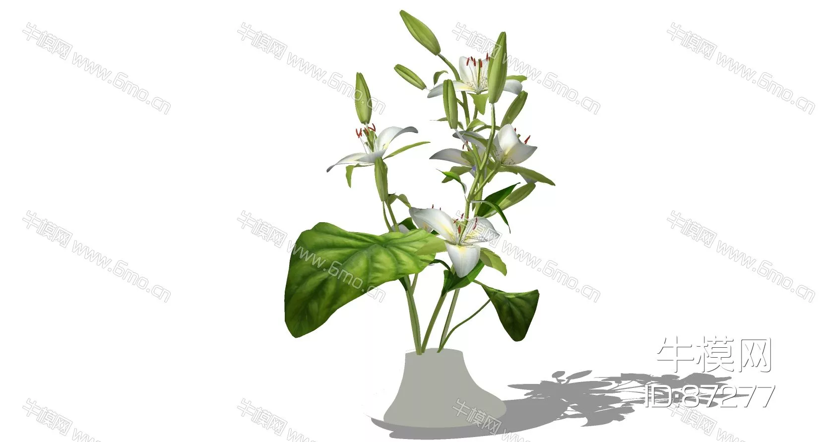 MODERN PLANT - SKETCHUP 3D MODEL - ENSCAPE - 87277