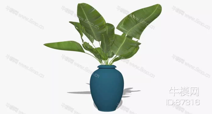 MODERN PLANT - SKETCHUP 3D MODEL - ENSCAPE - ID11986