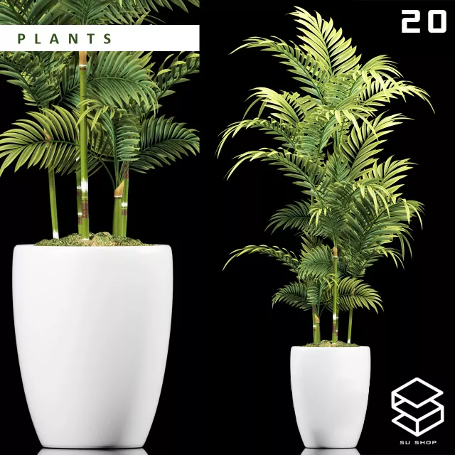 MODERN PLANT - SKETCHUP 3D MODEL - VRAY OR ENSCAPE - ID12001