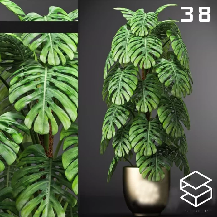 MODERN PLANT - SKETCHUP 3D MODEL - VRAY OR ENSCAPE - ID12020