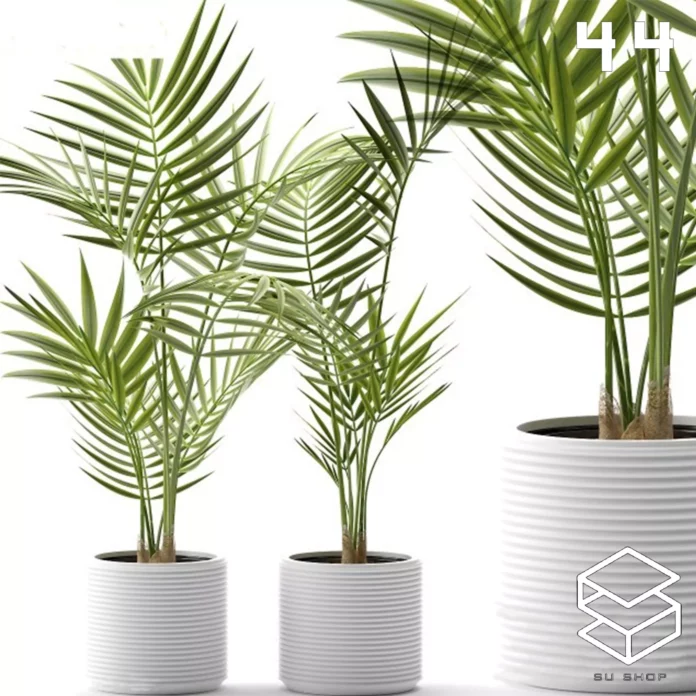 MODERN PLANT - SKETCHUP 3D MODEL - VRAY OR ENSCAPE - ID12027