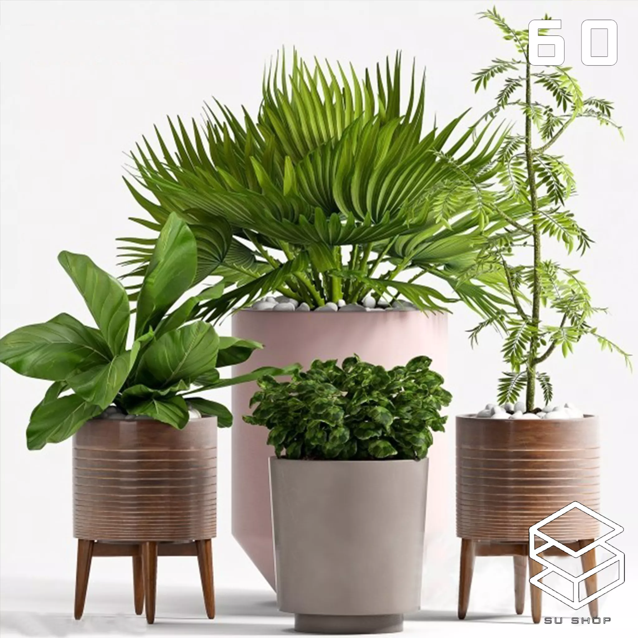 MODERN PLANT – SKETCHUP 3D MODEL – VRAY OR ENSCAPE – ID12045 | SketchUp ...