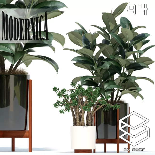 MODERN PLANT - SKETCHUP 3D MODEL - VRAY OR ENSCAPE - ID12082