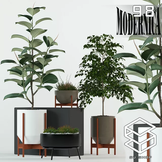 MODERN PLANT - SKETCHUP 3D MODEL - VRAY OR ENSCAPE - ID12086