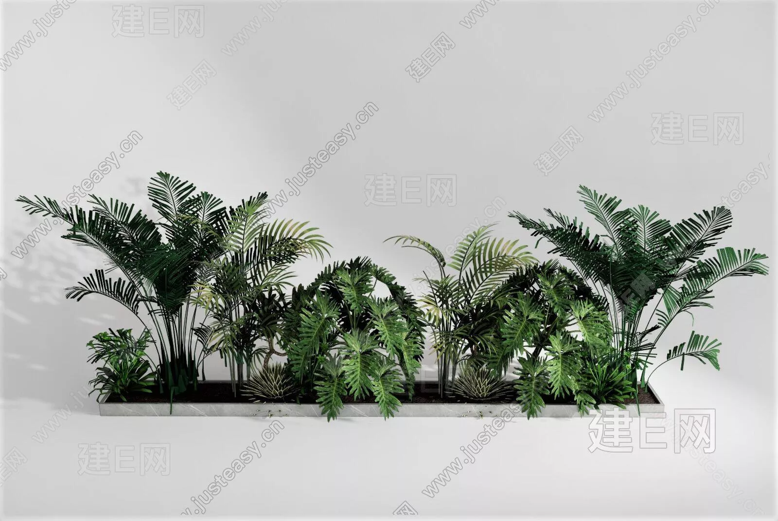 MODERN POTTED PLANT - SKETCHUP 3D MODEL - ENSCAPE - 106775650