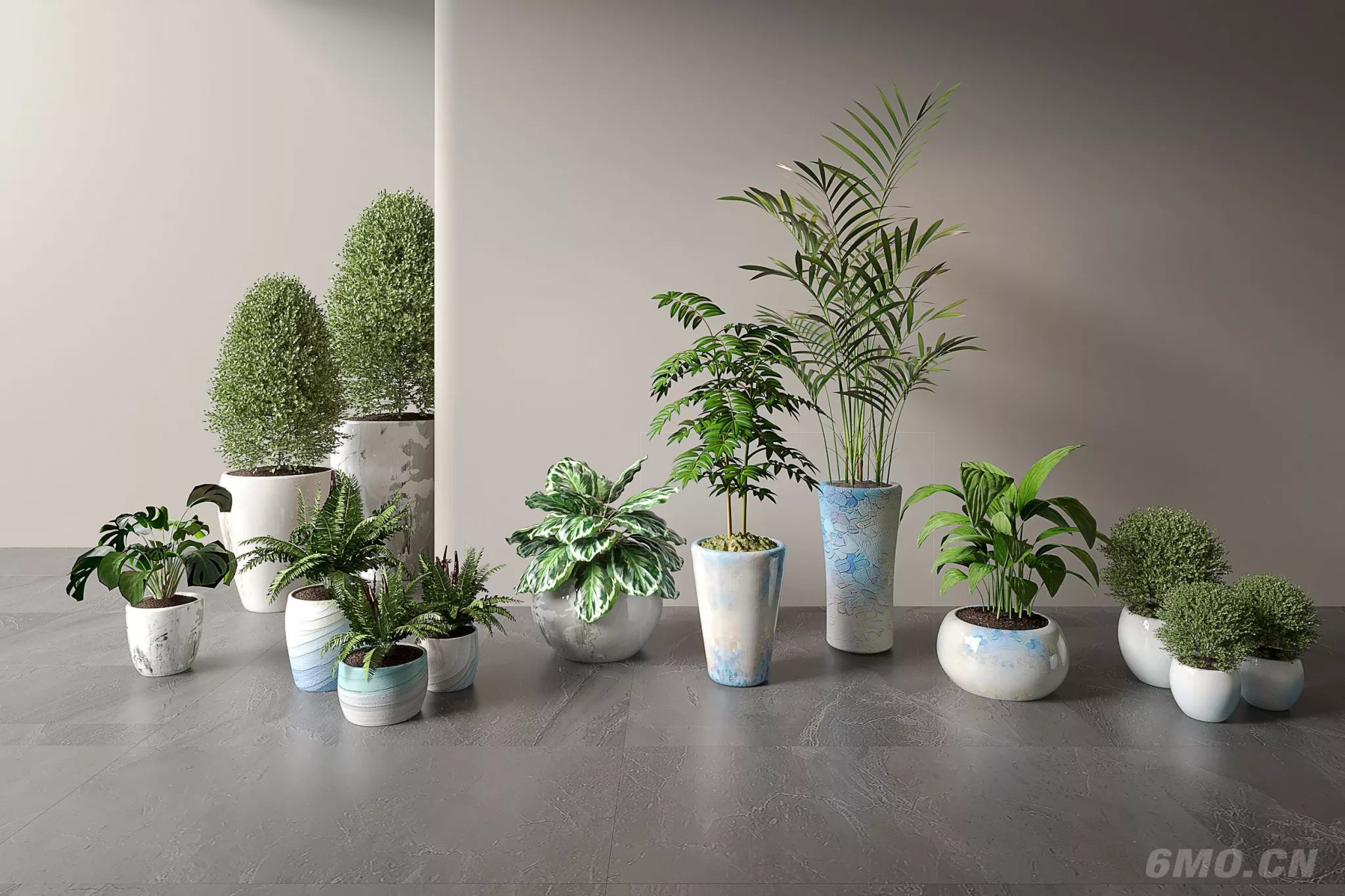 MODERN POTTED PLANT - SKETCHUP 3D MODEL - ENSCAPE - 275469