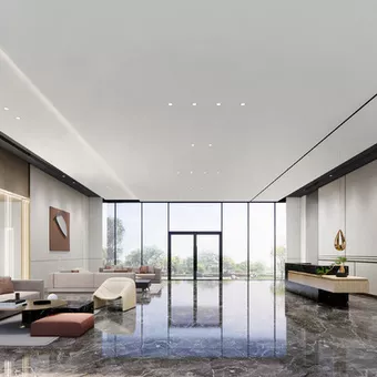 MODERN RECEPTION - SKETCHUP 3D SCENE - ENSCAPE - ID12274