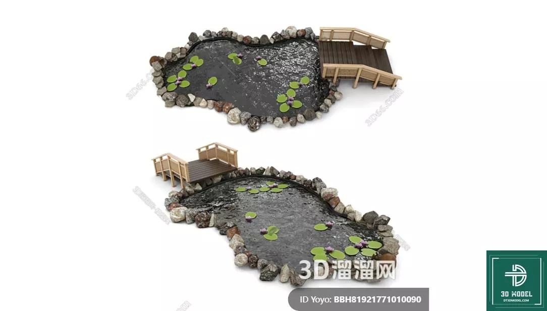 MODERN ROCKERIES - SKETCHUP 3D MODEL - VRAY OR ENSCAPE - ID12625