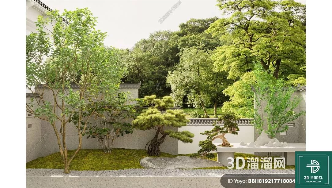 MODERN ROCKERIES - SKETCHUP 3D MODEL - VRAY OR ENSCAPE - ID12635