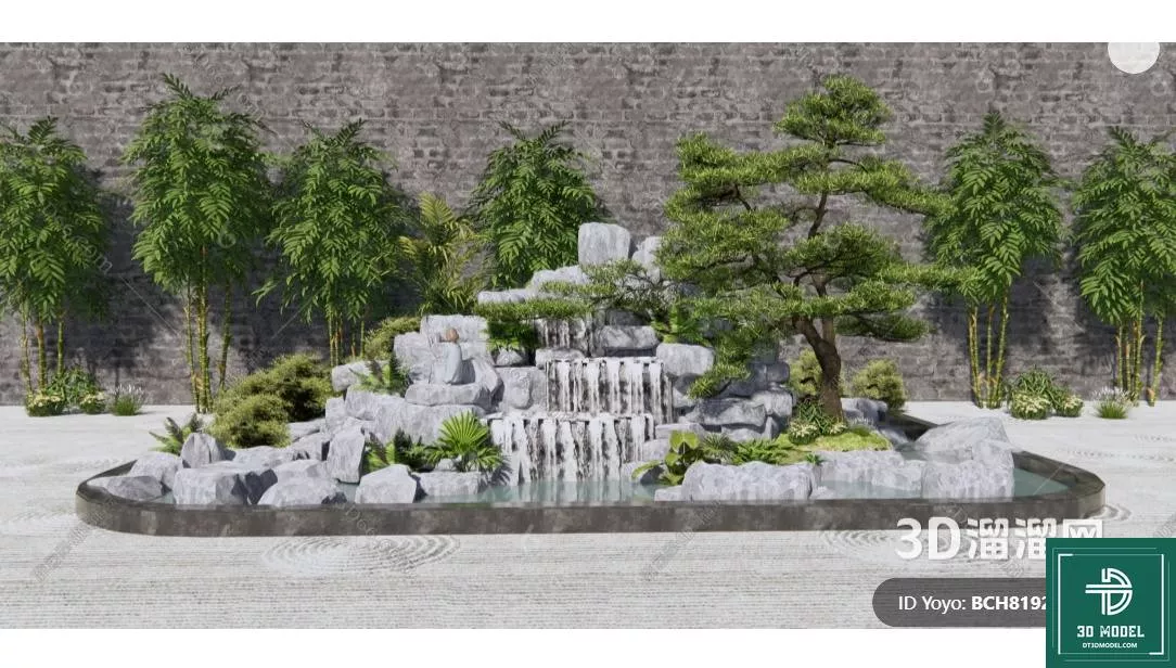 MODERN ROCKERIES - SKETCHUP 3D MODEL - VRAY OR ENSCAPE - ID12640