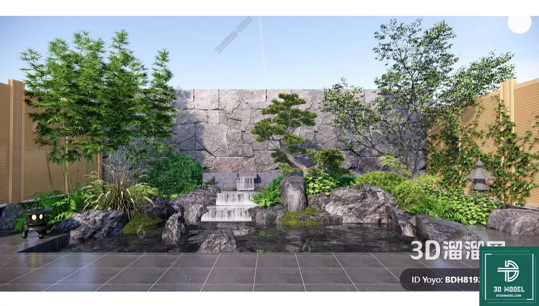 MODERN ROCKERIES - SKETCHUP 3D MODEL - VRAY OR ENSCAPE - ID12655