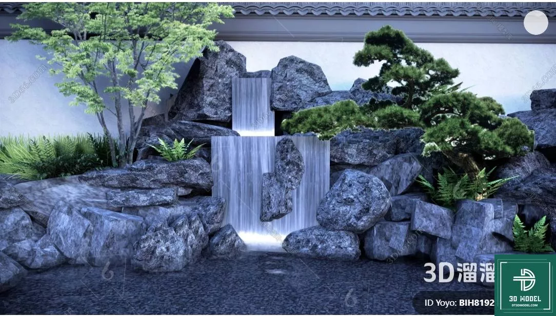MODERN ROCKERIES - SKETCHUP 3D MODEL - VRAY OR ENSCAPE - ID12681