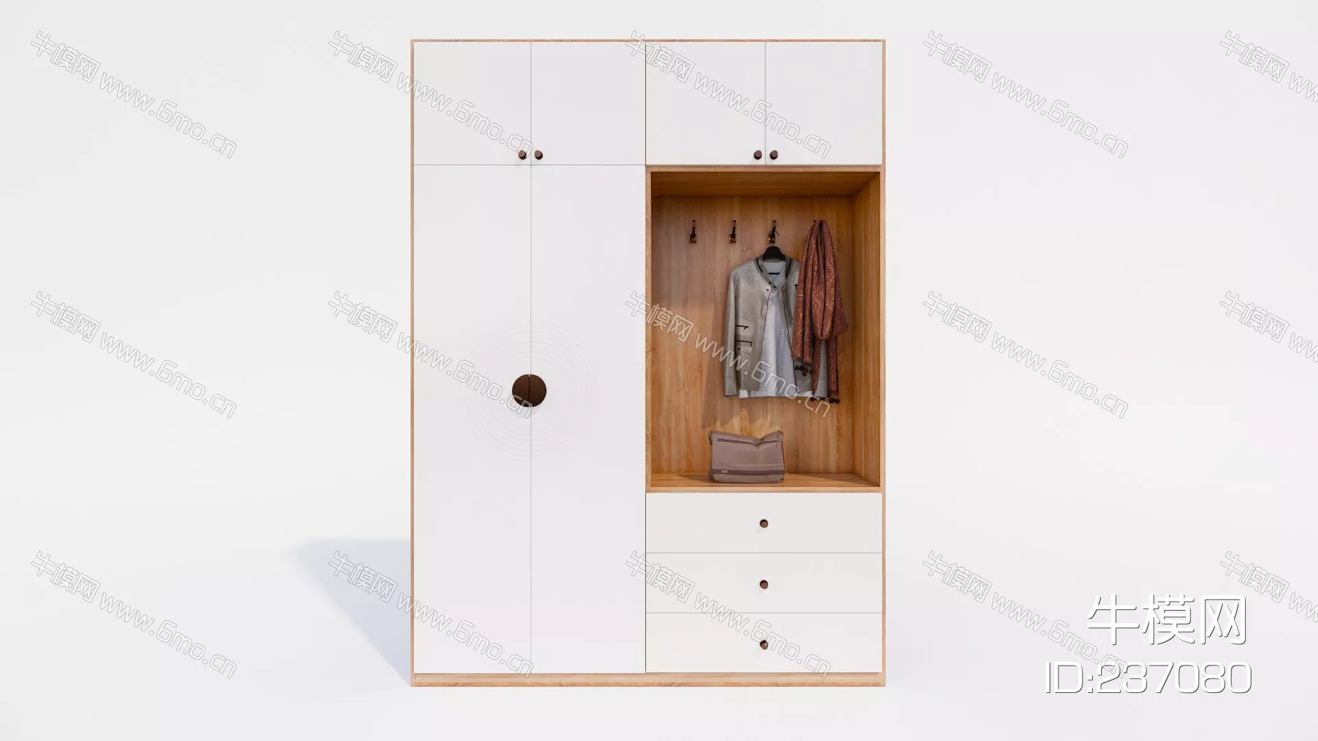 MODERN SHOE CABINET - SKETCHUP 3D MODEL - ENSCAPE - 237080