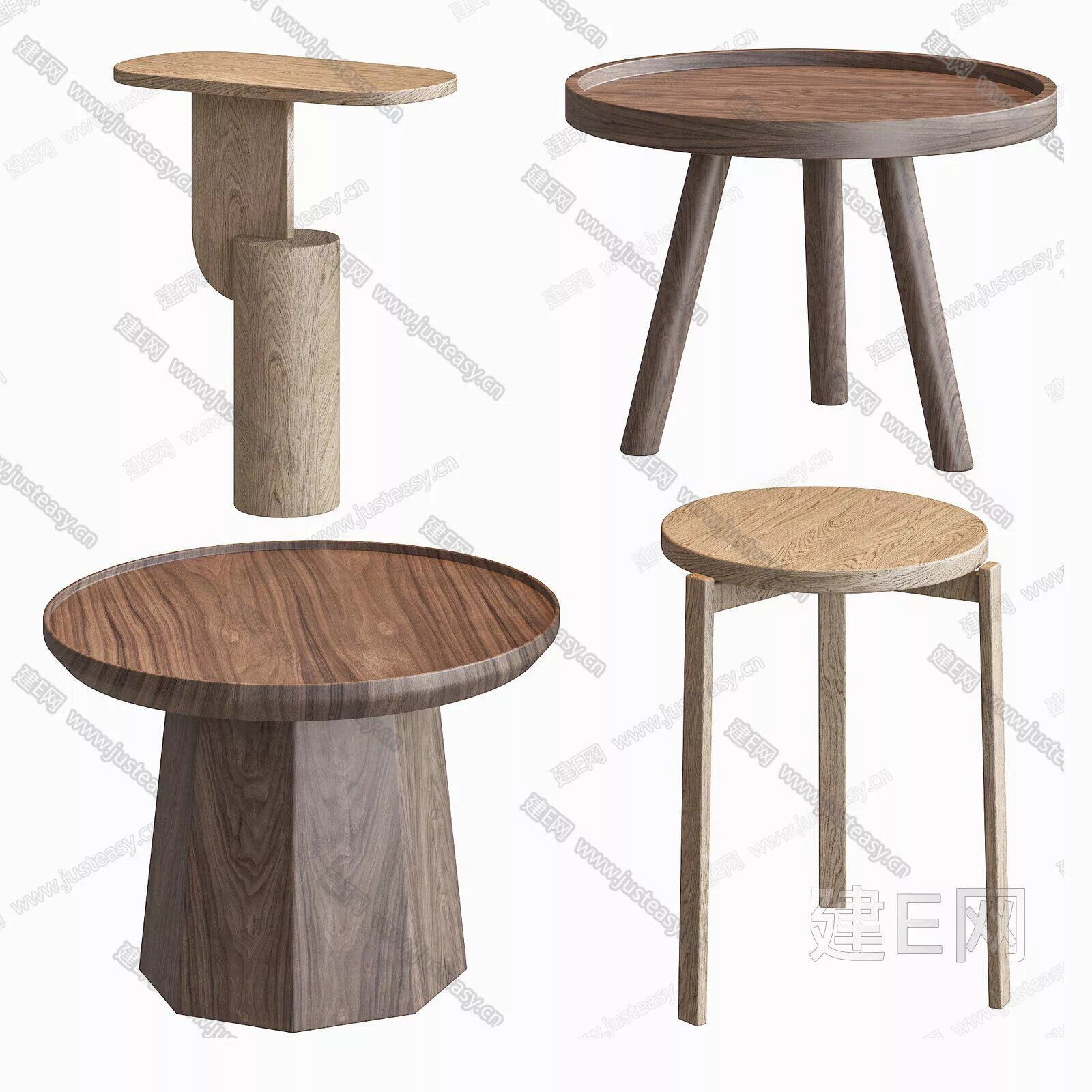 MODERN SIDE TABLE - SKETCHUP 3D MODEL - ENSCAPE - 101861789