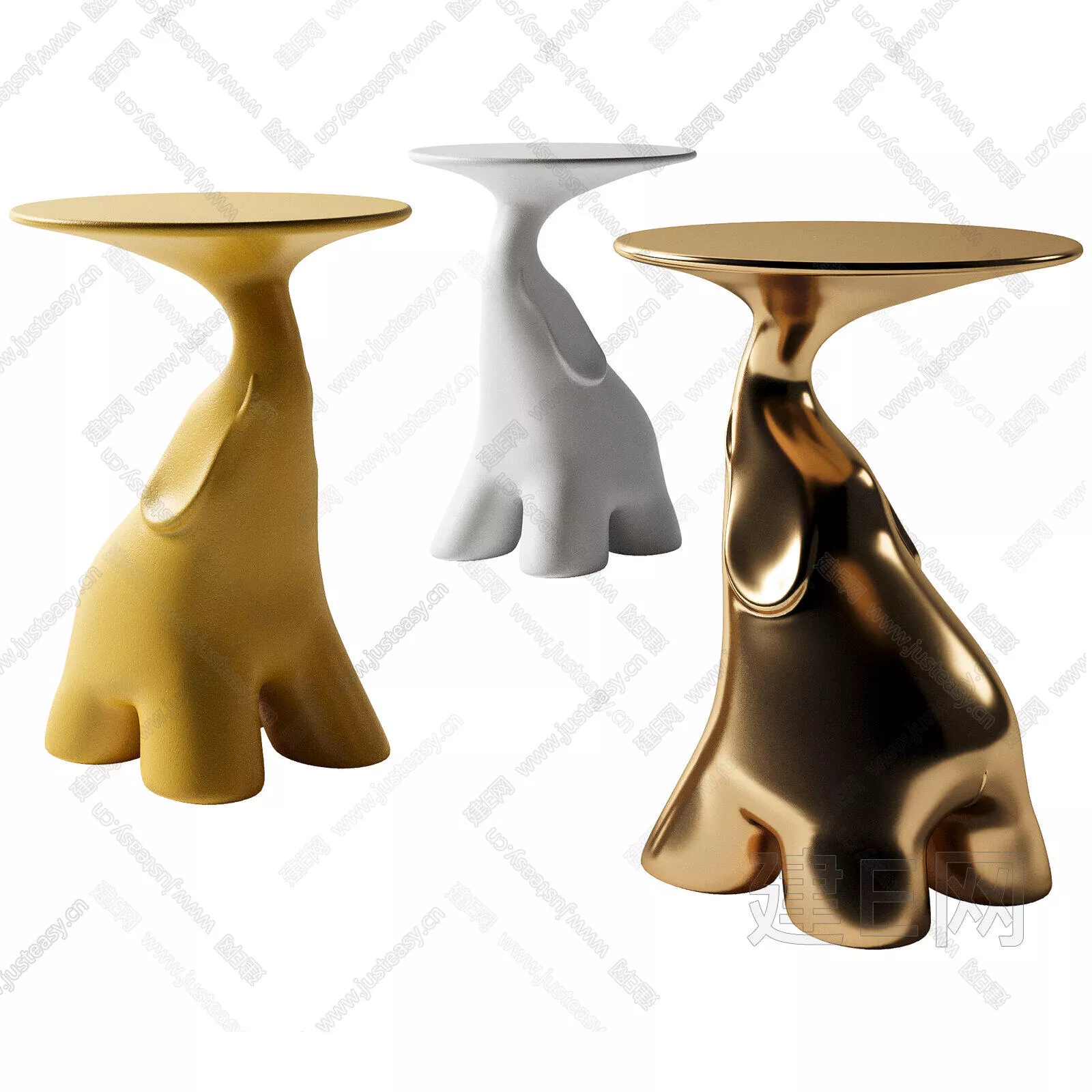 MODERN SIDE TABLE - SKETCHUP 3D MODEL - ENSCAPE - 103893027
