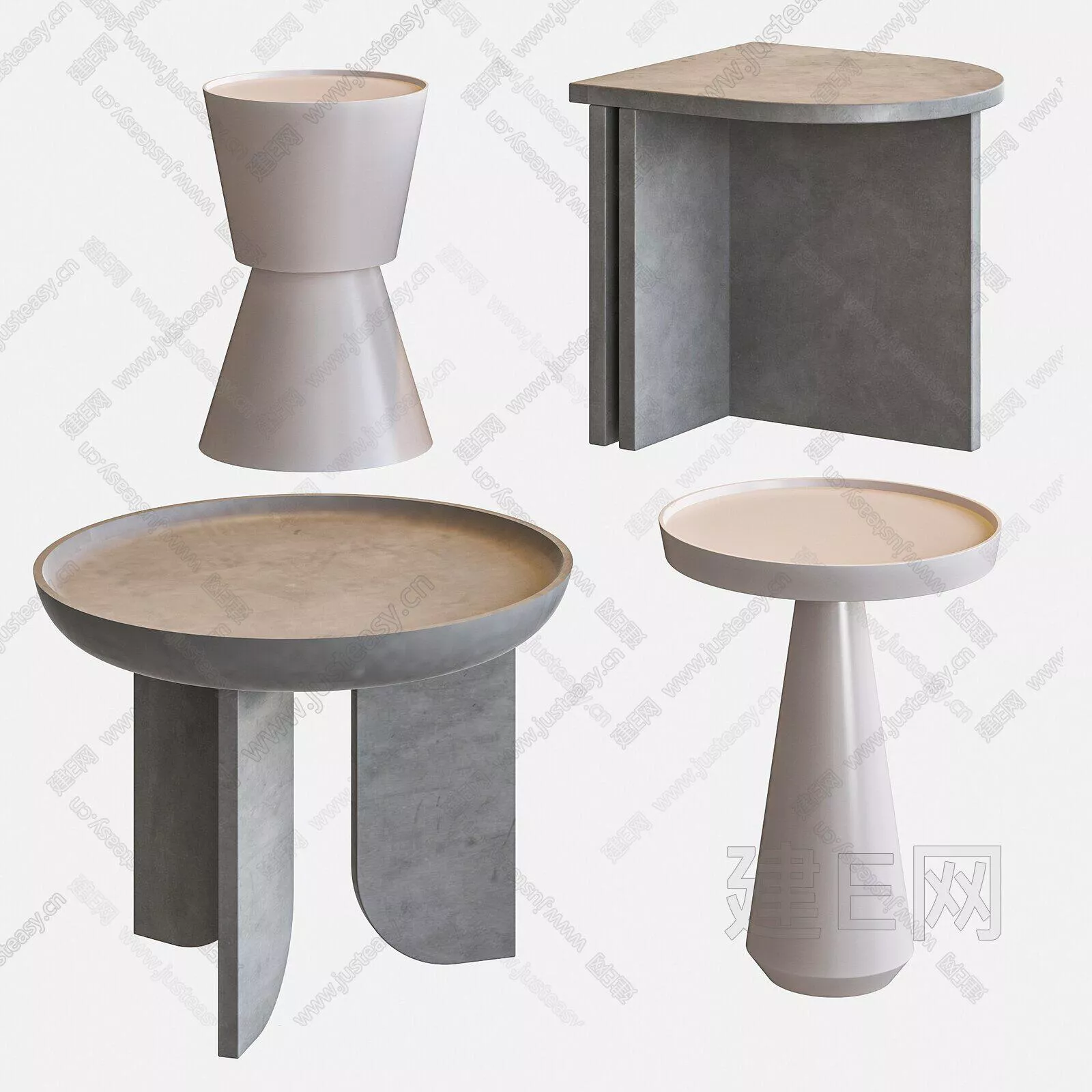 MODERN SIDE TABLE - SKETCHUP 3D MODEL - ENSCAPE - 103893106