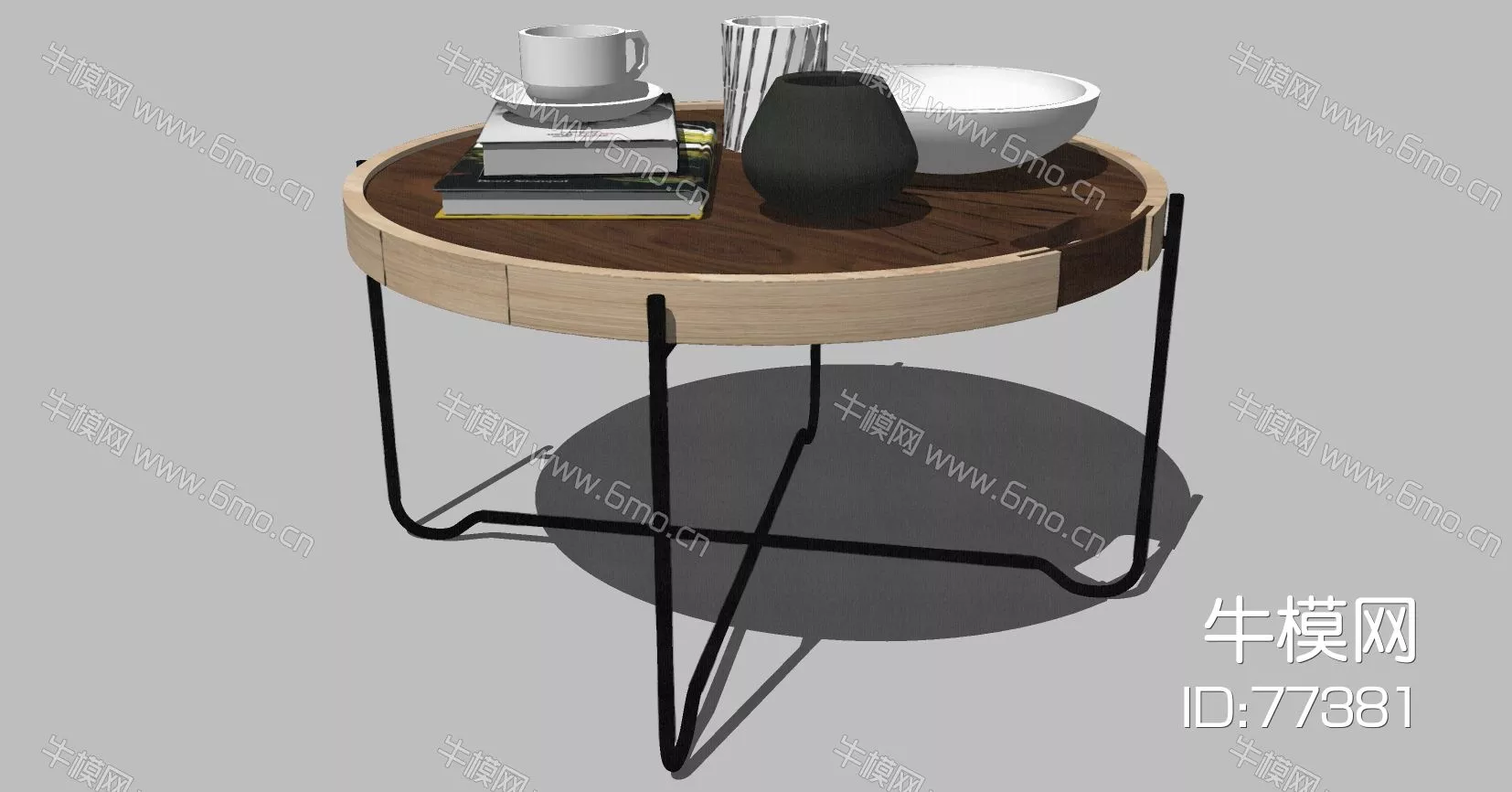 MODERN SIDE TABLE - SKETCHUP 3D MODEL - ENSCAPE - 77381