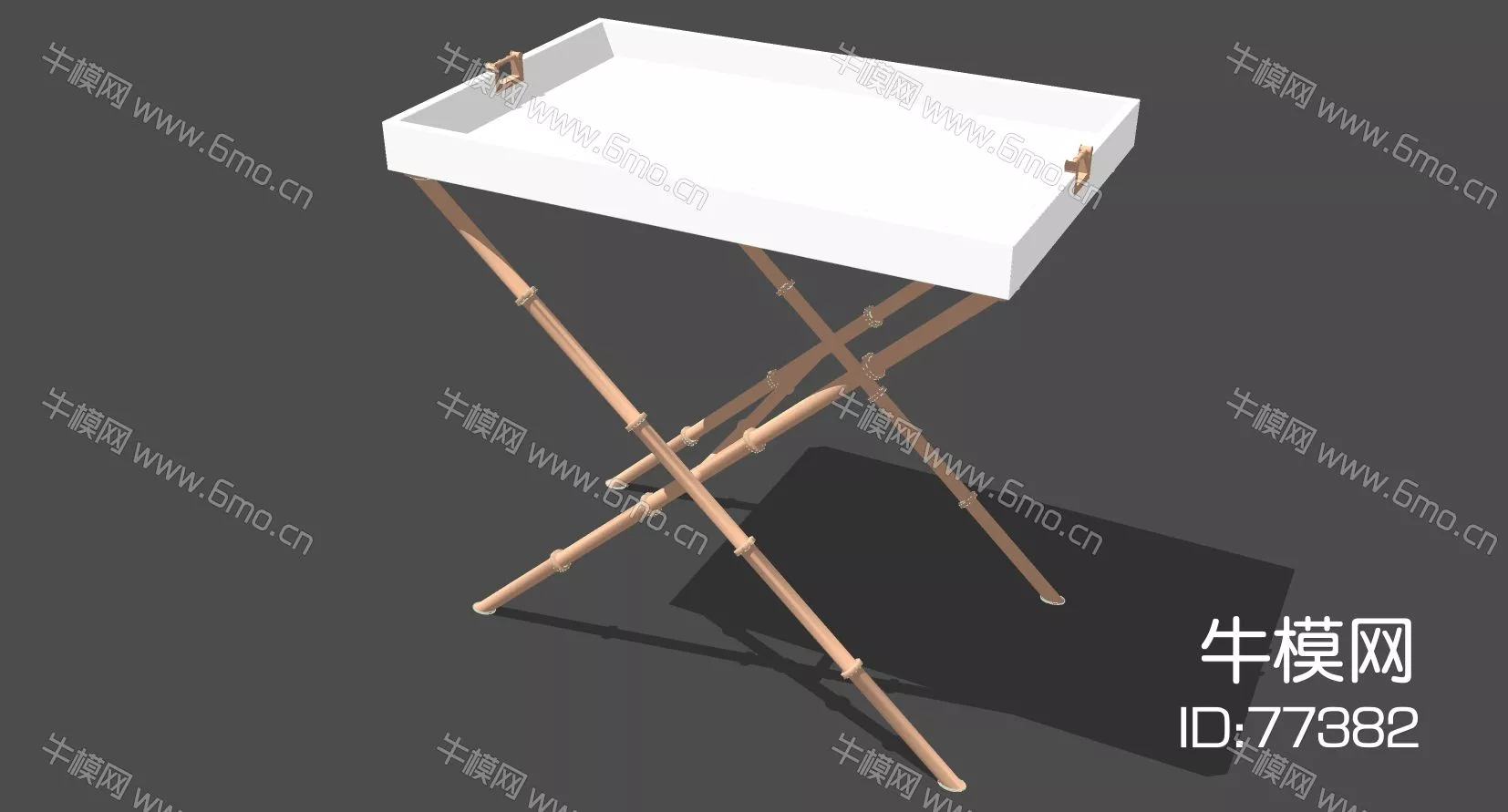 MODERN SIDE TABLE - SKETCHUP 3D MODEL - ENSCAPE - 77382