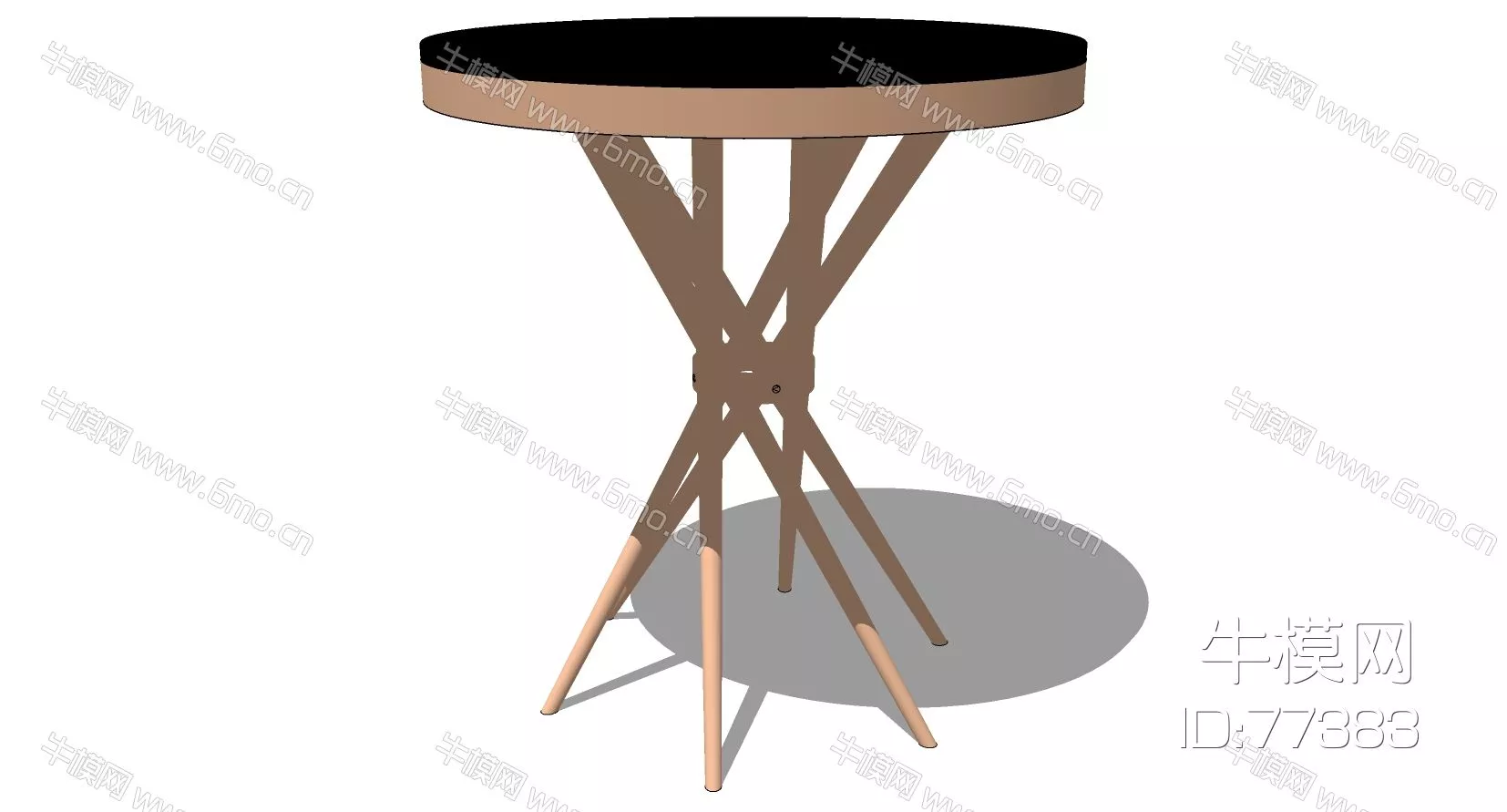 MODERN SIDE TABLE - SKETCHUP 3D MODEL - ENSCAPE - 77383