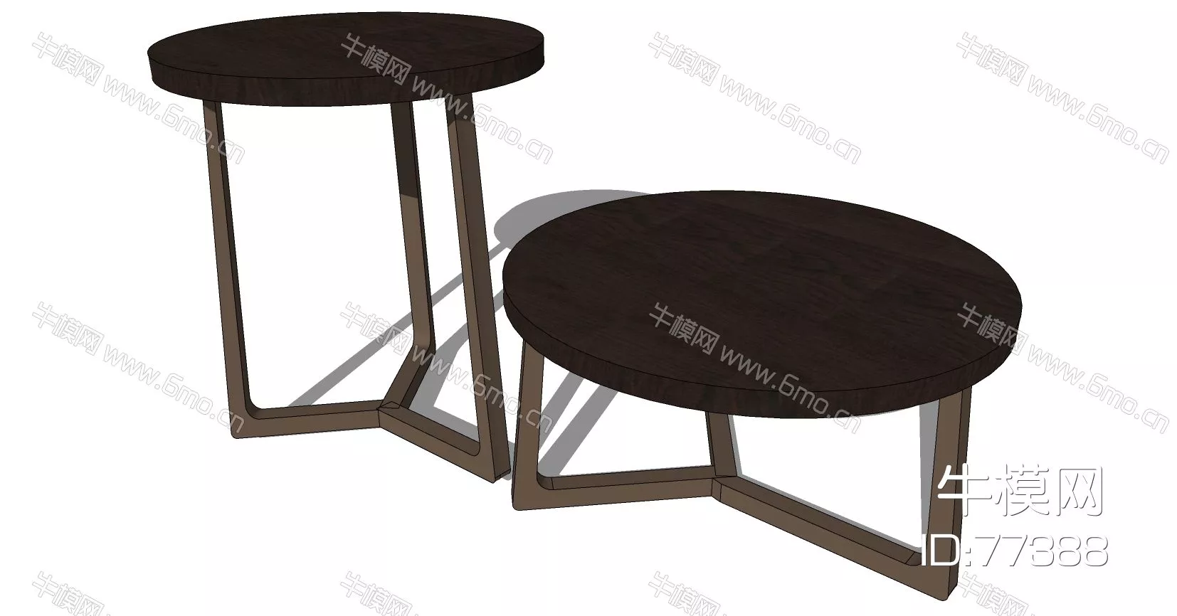 MODERN SIDE TABLE - SKETCHUP 3D MODEL - ENSCAPE - 77388