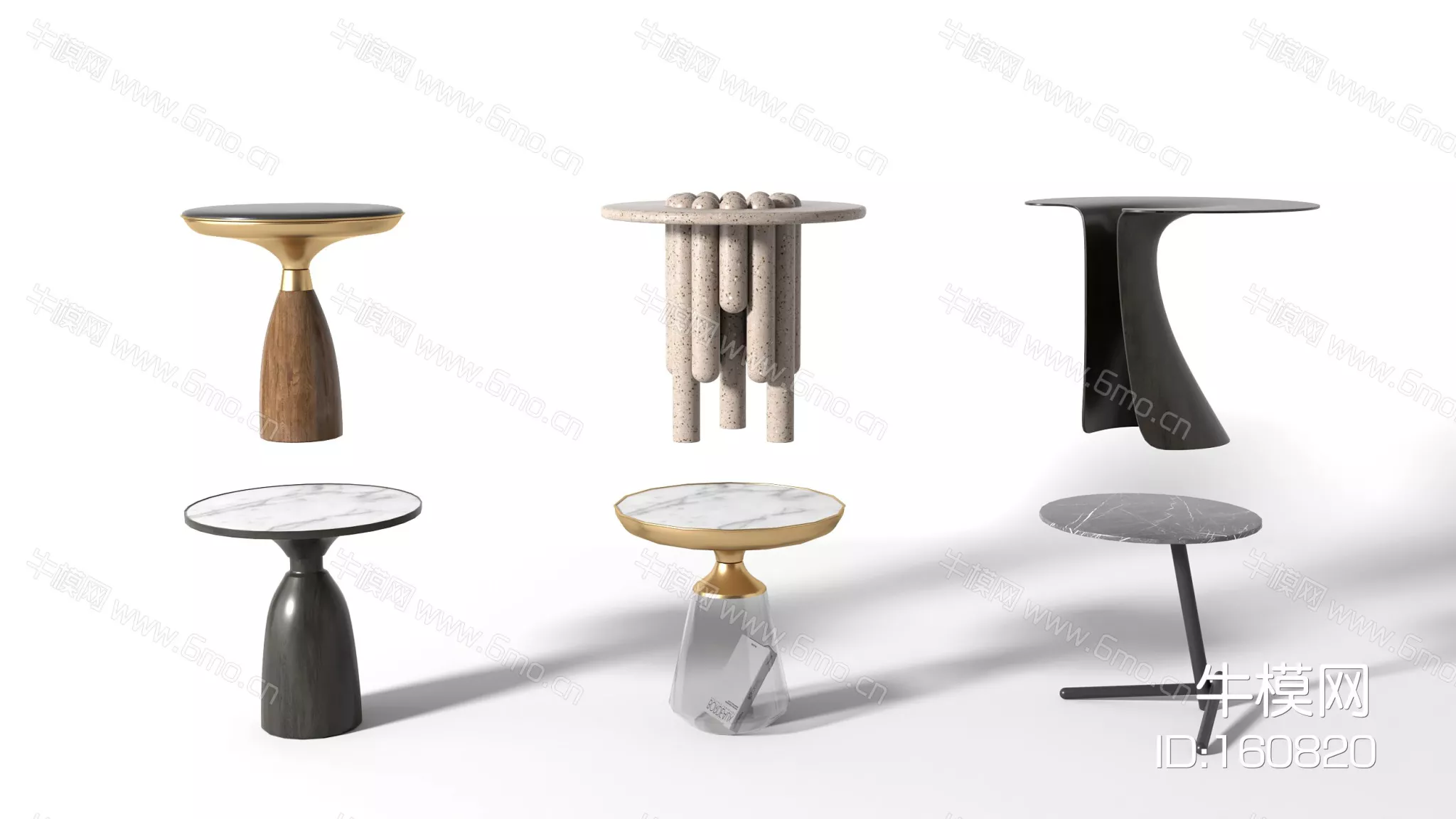 MODERN SIDE TABLE - SKETCHUP 3D MODEL - VRAY - 160820