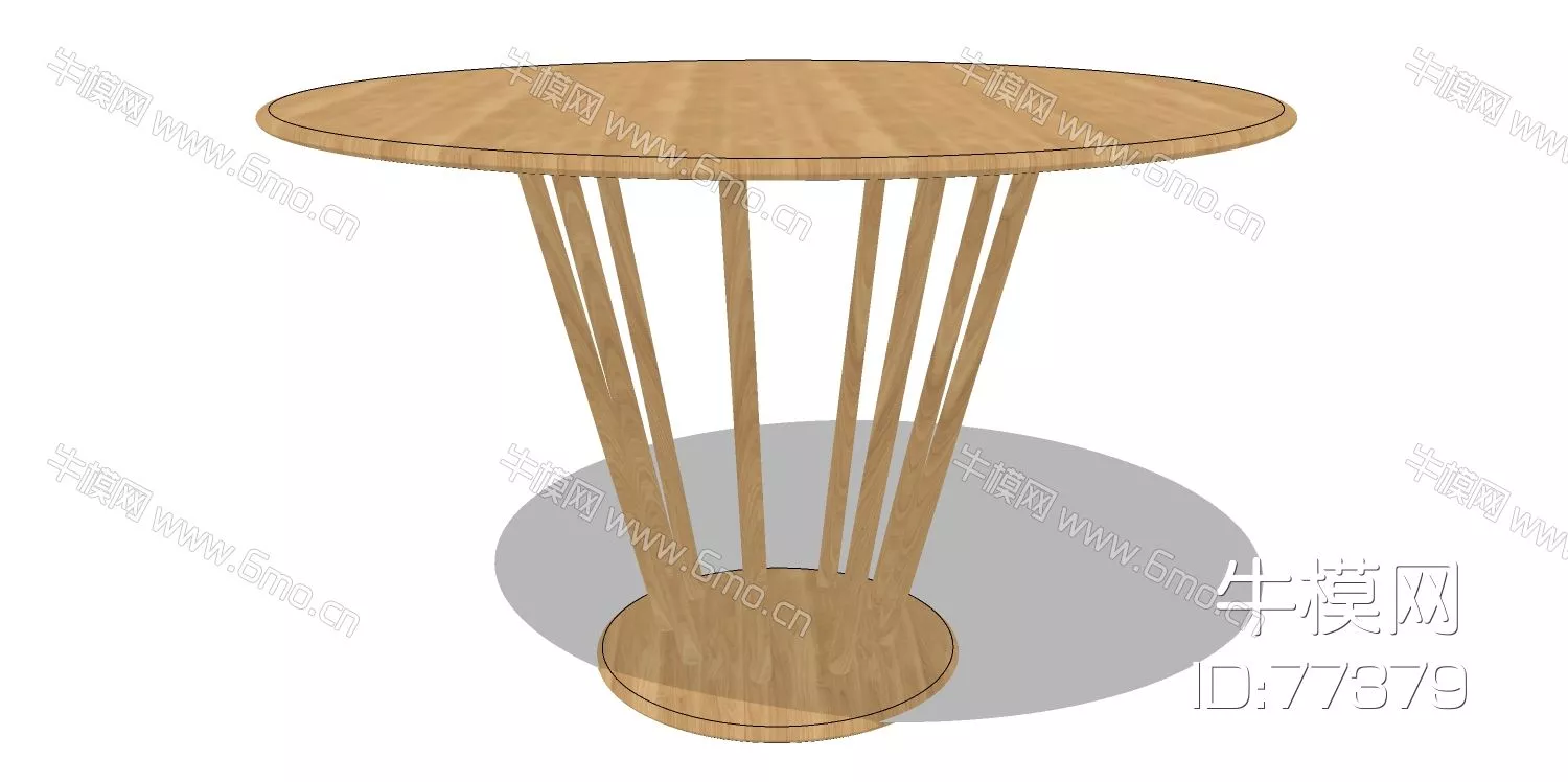 MODERN SIDE TABLE - SKETCHUP 3D MODEL - VRAY OR ENSCAPE - 77379