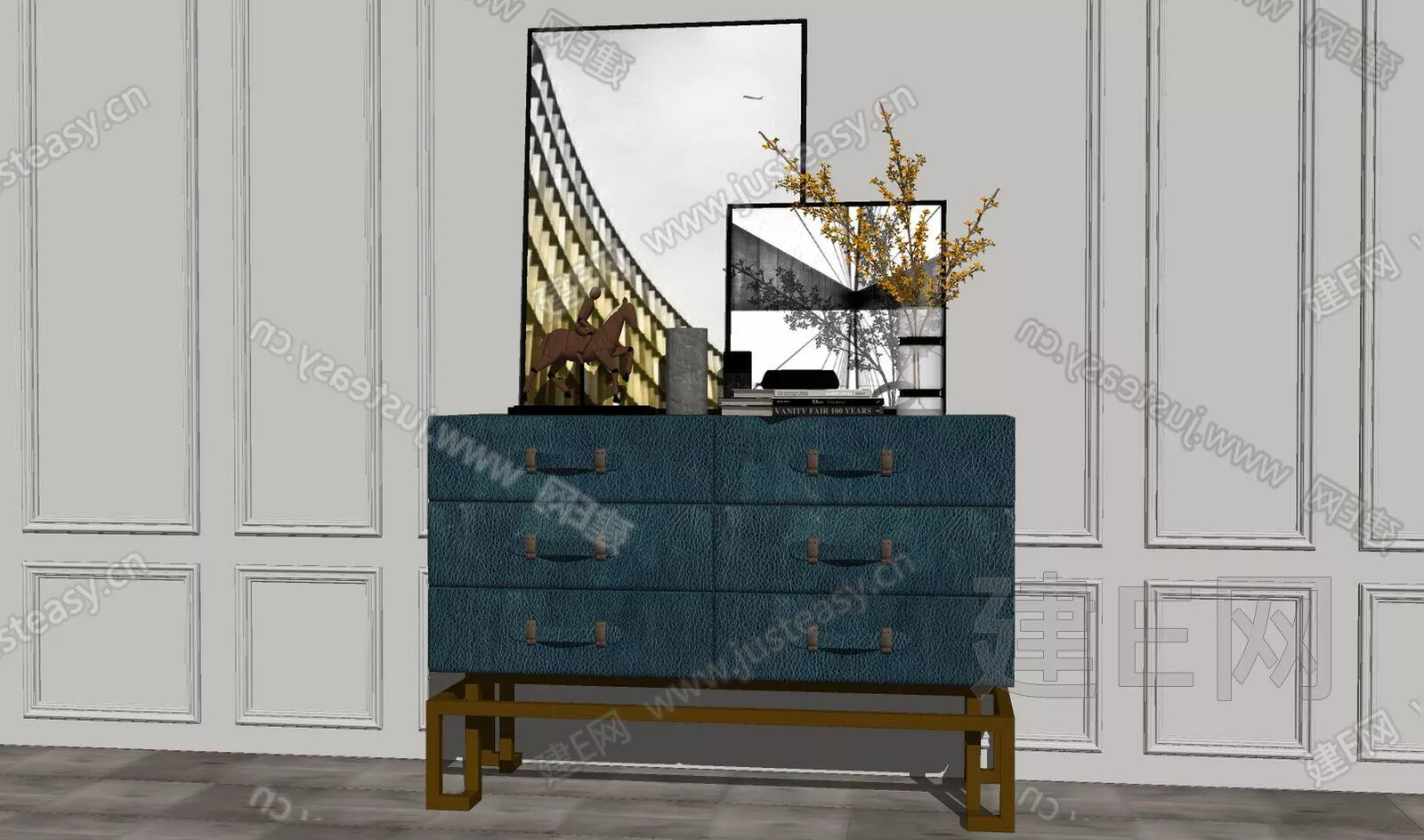 MODERN SIDEBOARD - SKETCHUP 3D MODEL - ENSCAPE - 105988129