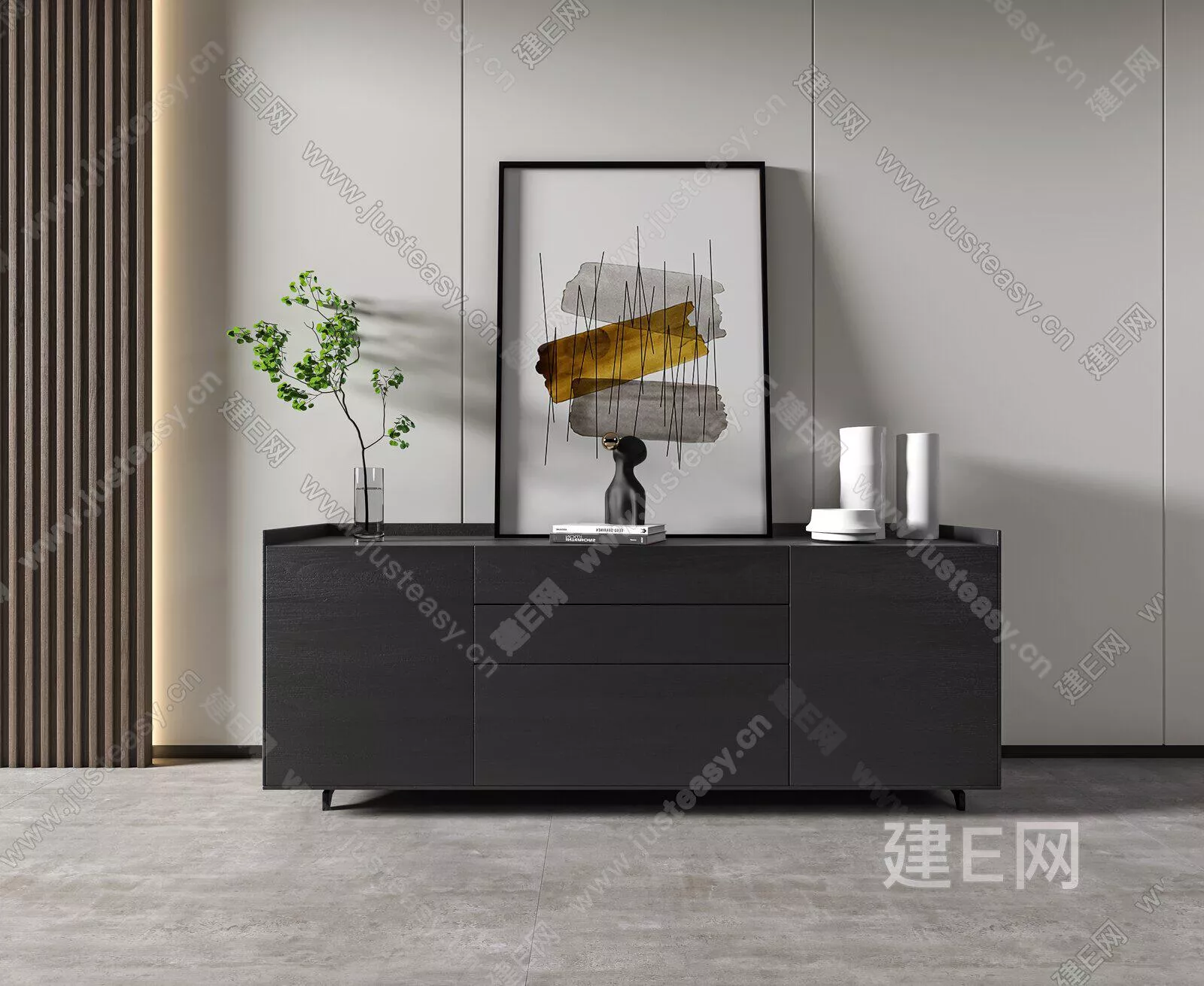 MODERN SIDEBOARD - SKETCHUP 3D MODEL - ENSCAPE - 106777972