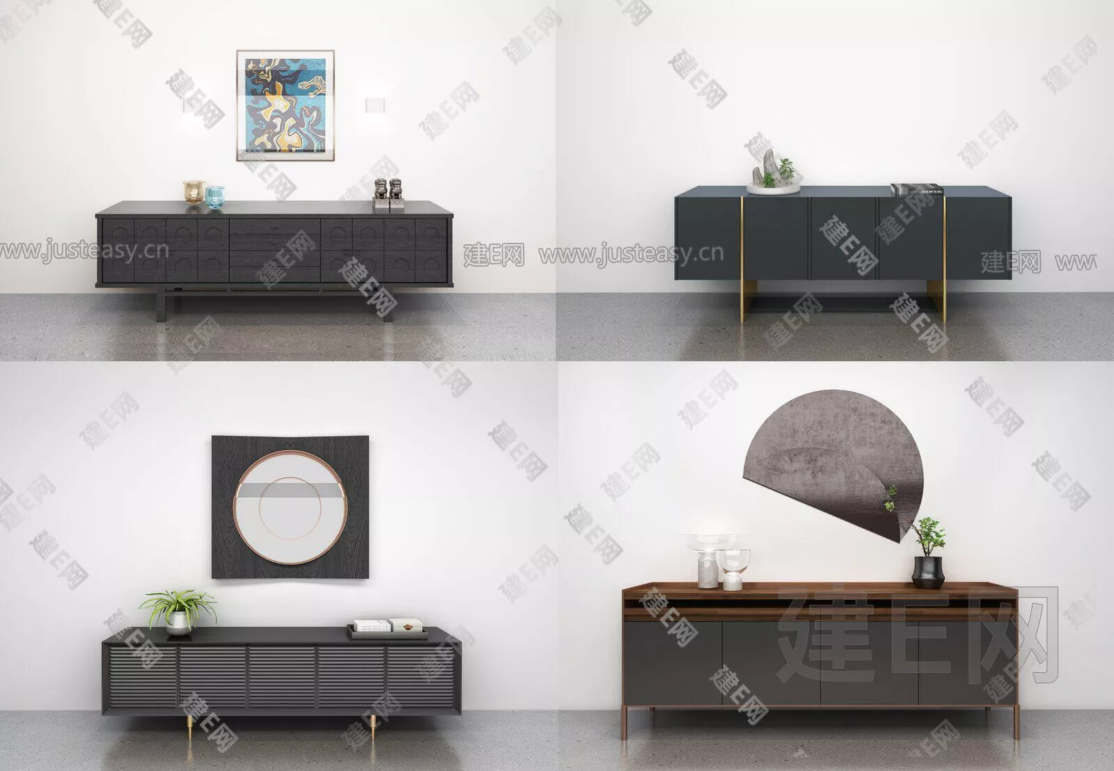 MODERN SIDEBOARD - SKETCHUP 3D MODEL - ENSCAPE - 111693251