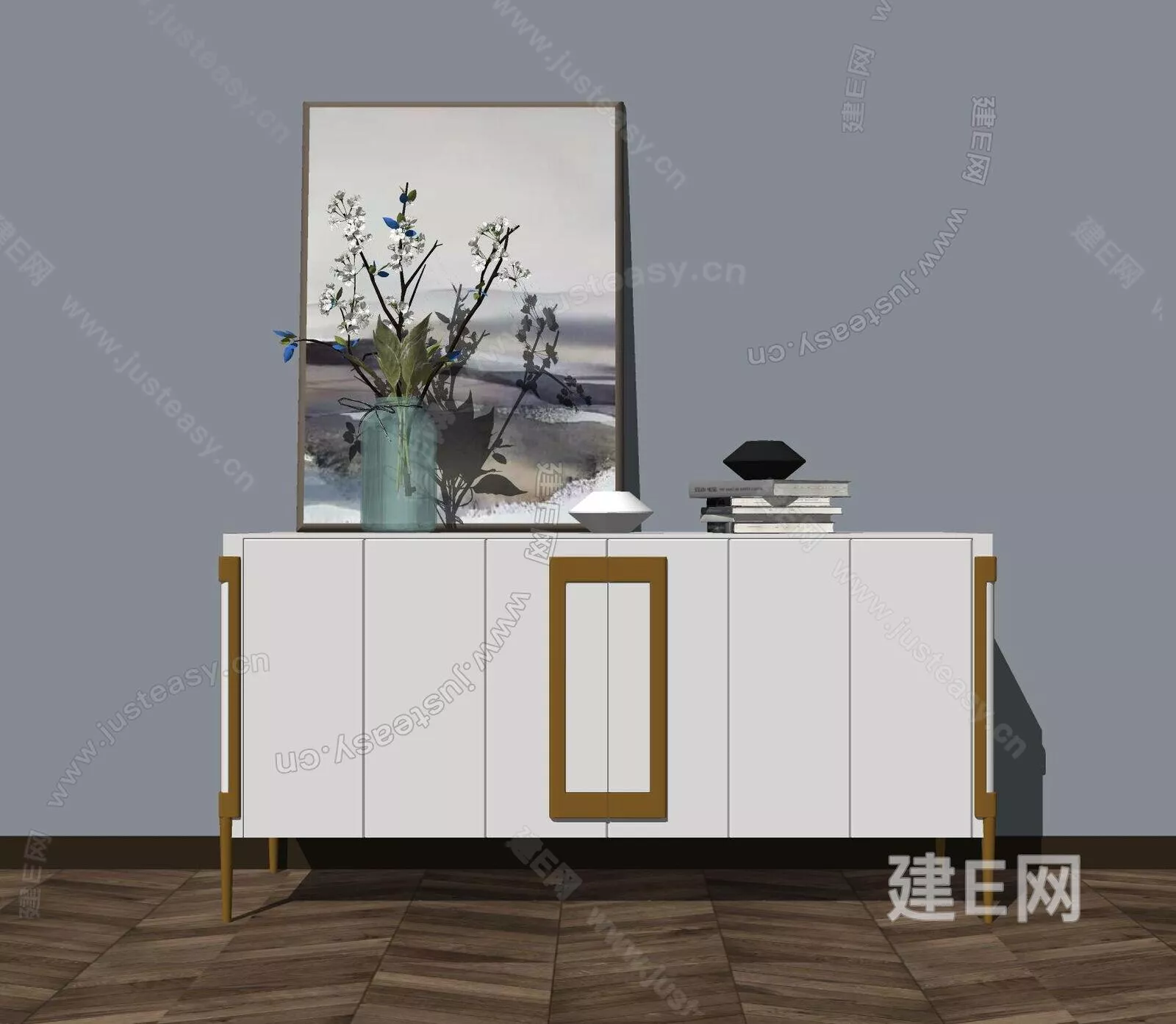 MODERN SIDEBOARD - SKETCHUP 3D MODEL - ENSCAPE - 111886605