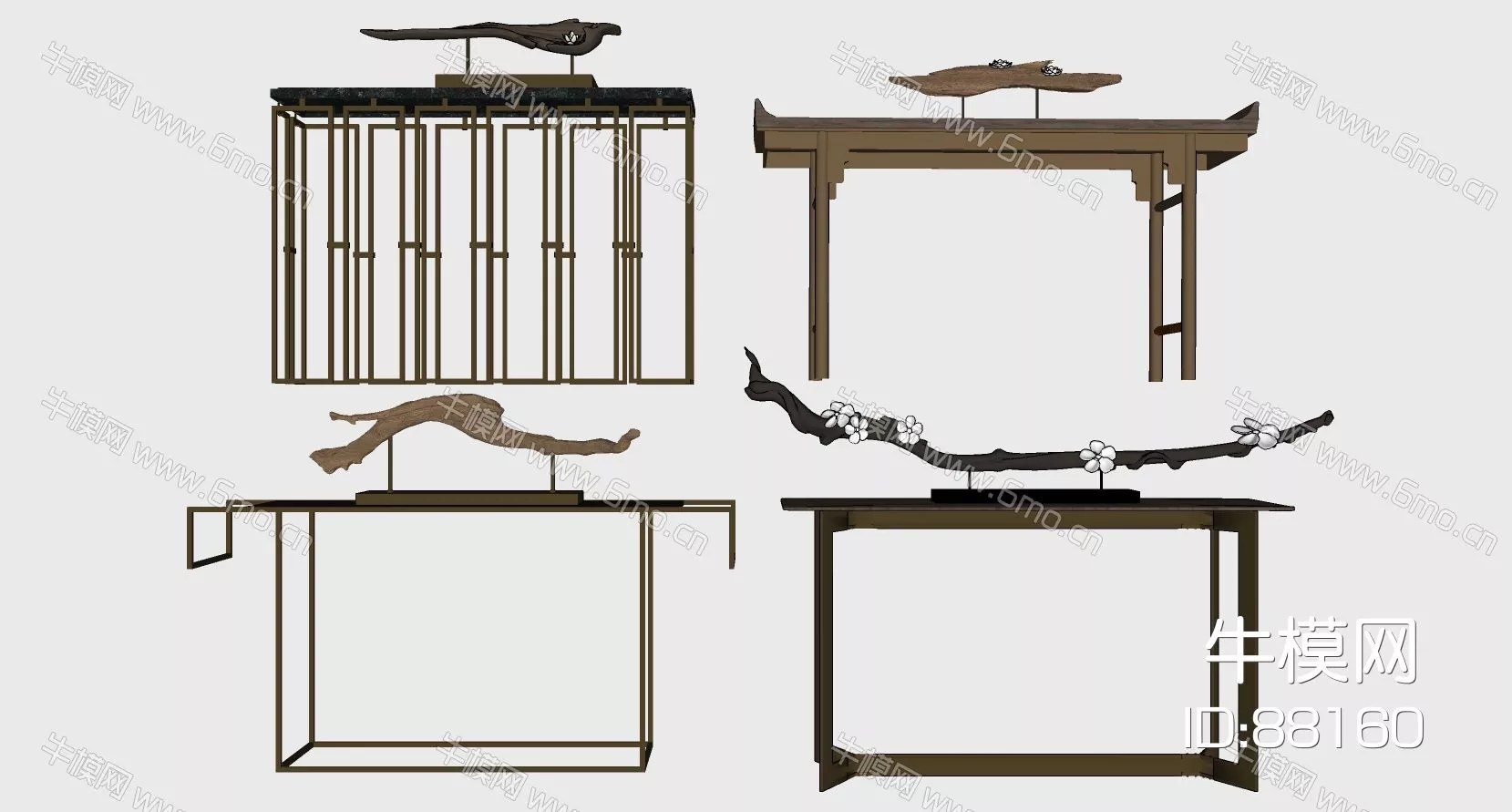 MODERN SIDEBOARD - SKETCHUP 3D MODEL - ENSCAPE - 88160