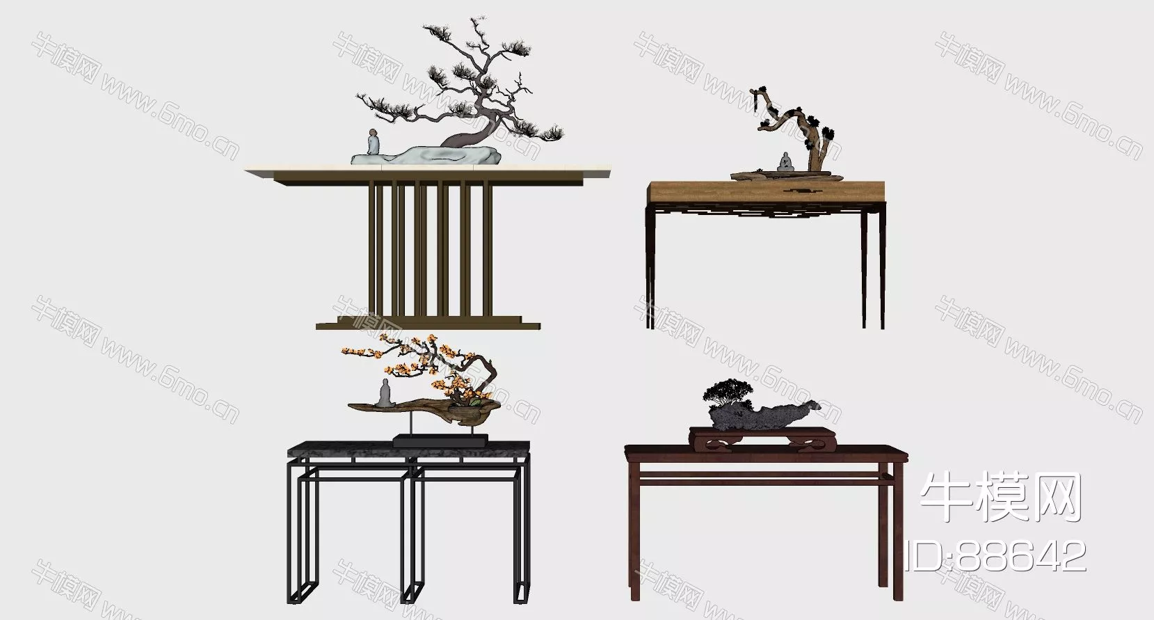 MODERN SIDEBOARD - SKETCHUP 3D MODEL - ENSCAPE - 88642