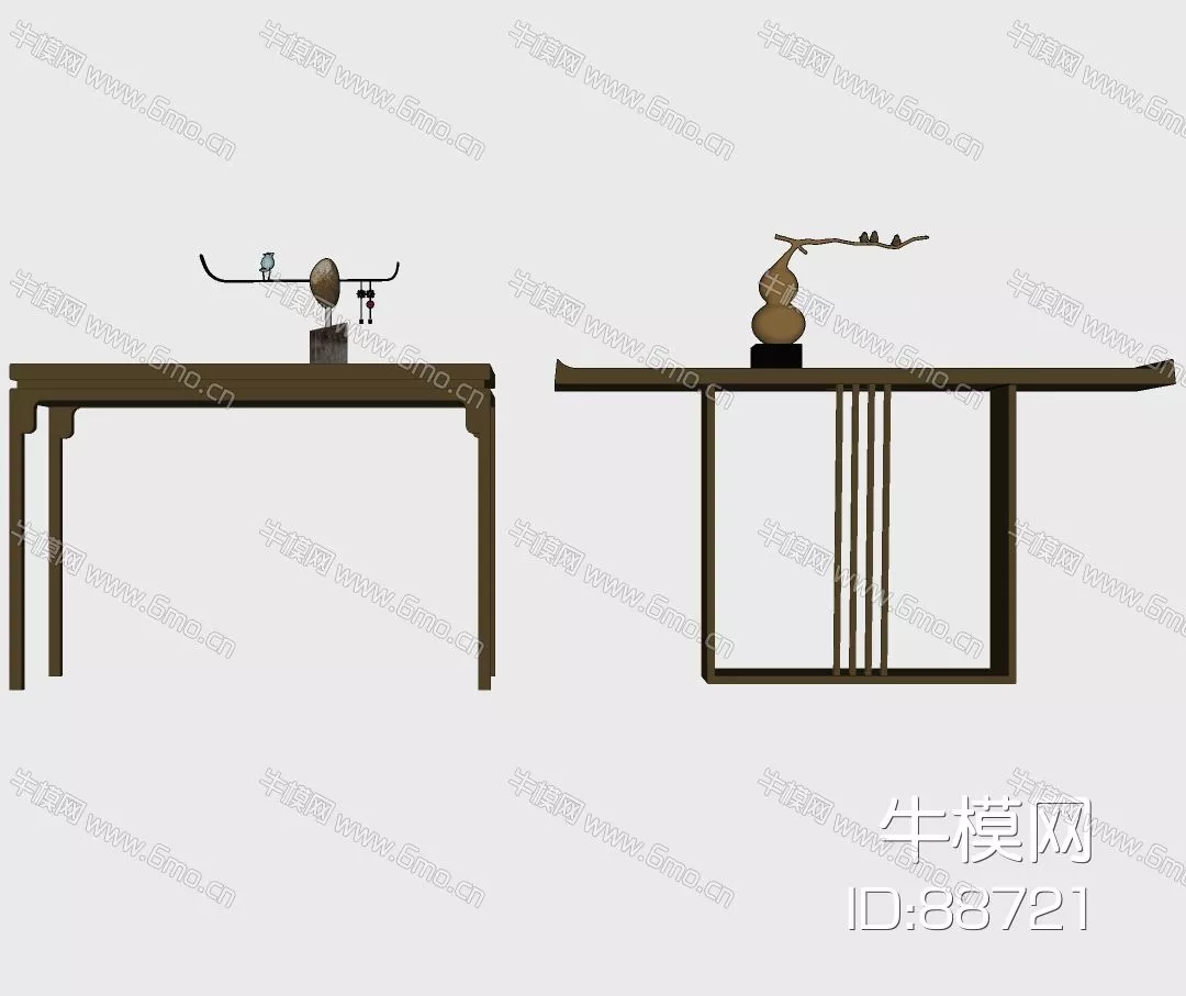 MODERN SIDEBOARD - SKETCHUP 3D MODEL - ENSCAPE - 88721