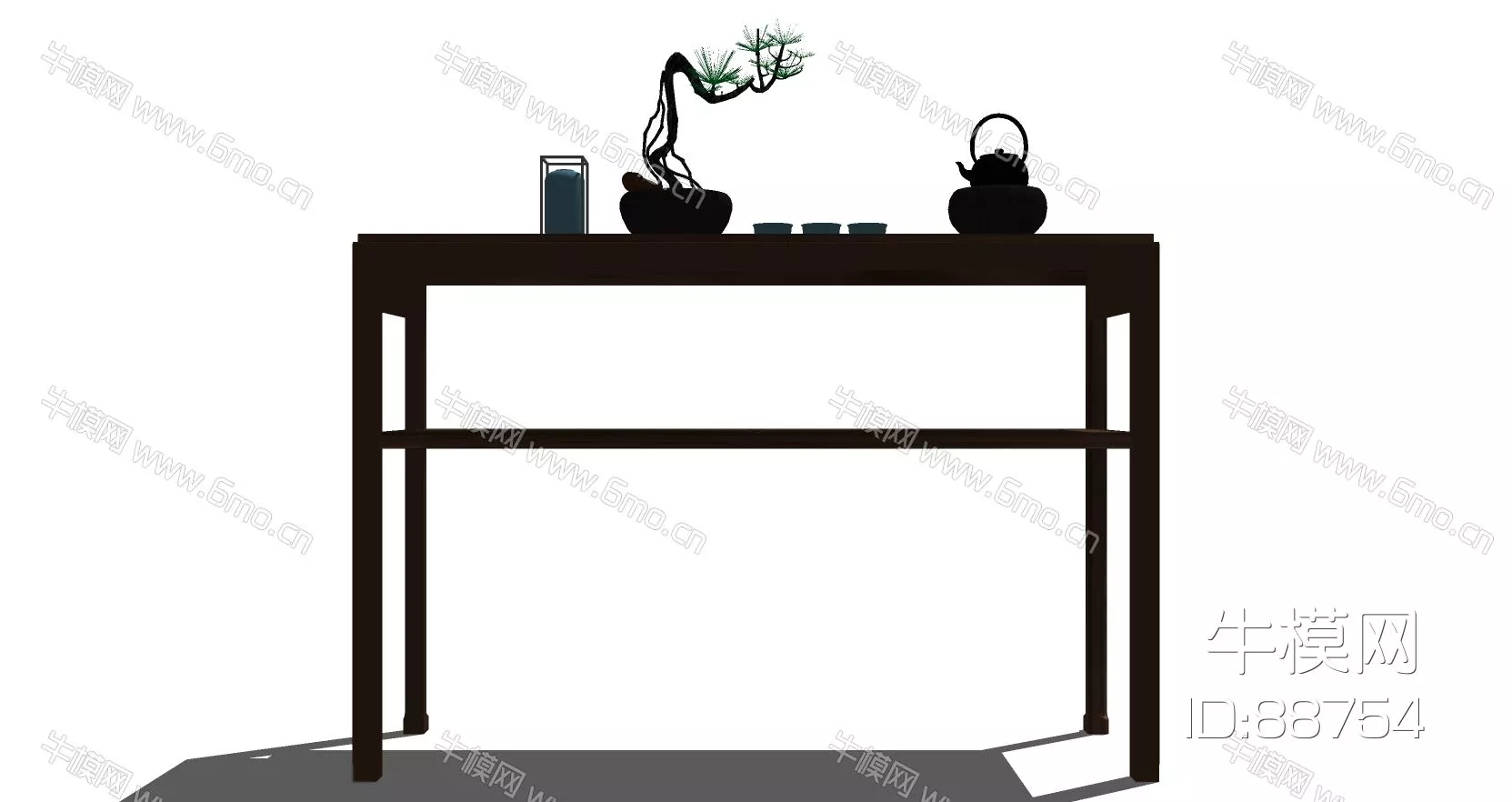 MODERN SIDEBOARD - SKETCHUP 3D MODEL - ENSCAPE - 88754