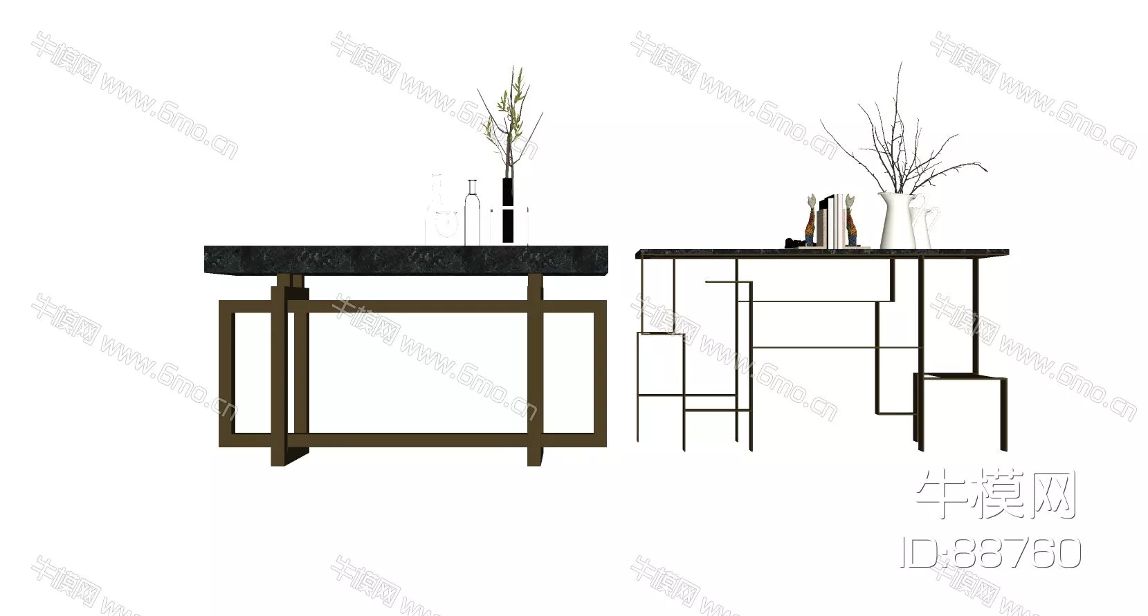 MODERN SIDEBOARD - SKETCHUP 3D MODEL - ENSCAPE - 88760