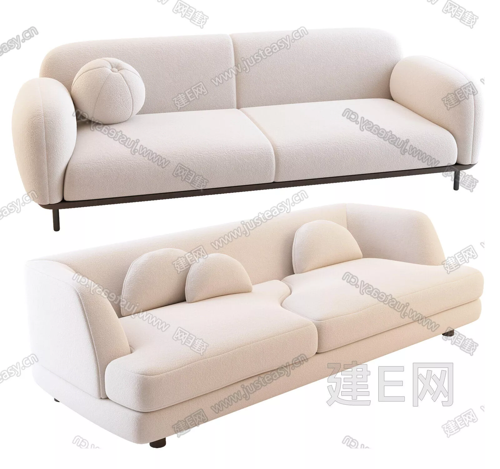 MODERN SOFA - SKETCHUP 3D MODEL - ENSCAPE - 105006810