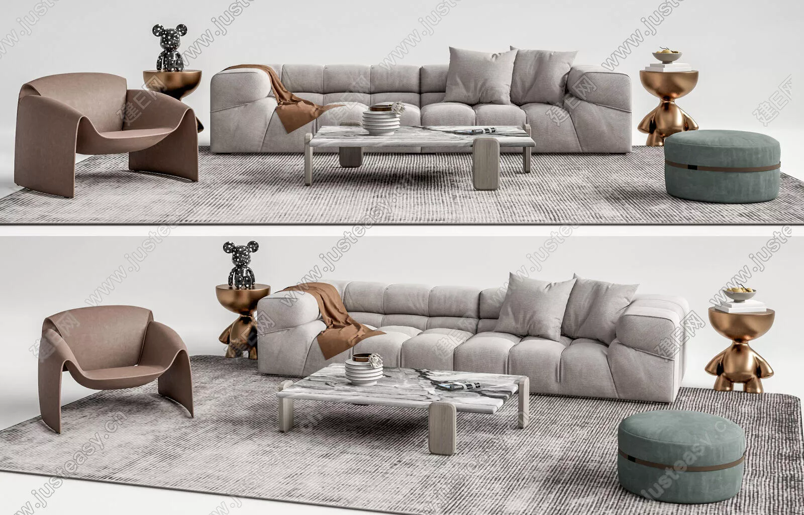 MODERN SOFA - SKETCHUP 3D MODEL - ENSCAPE - 108479662