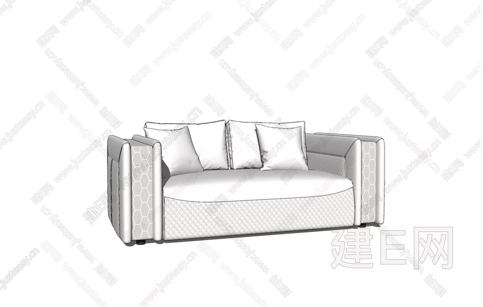 MODERN SOFA - SKETCHUP 3D MODEL - ENSCAPE - 109594035