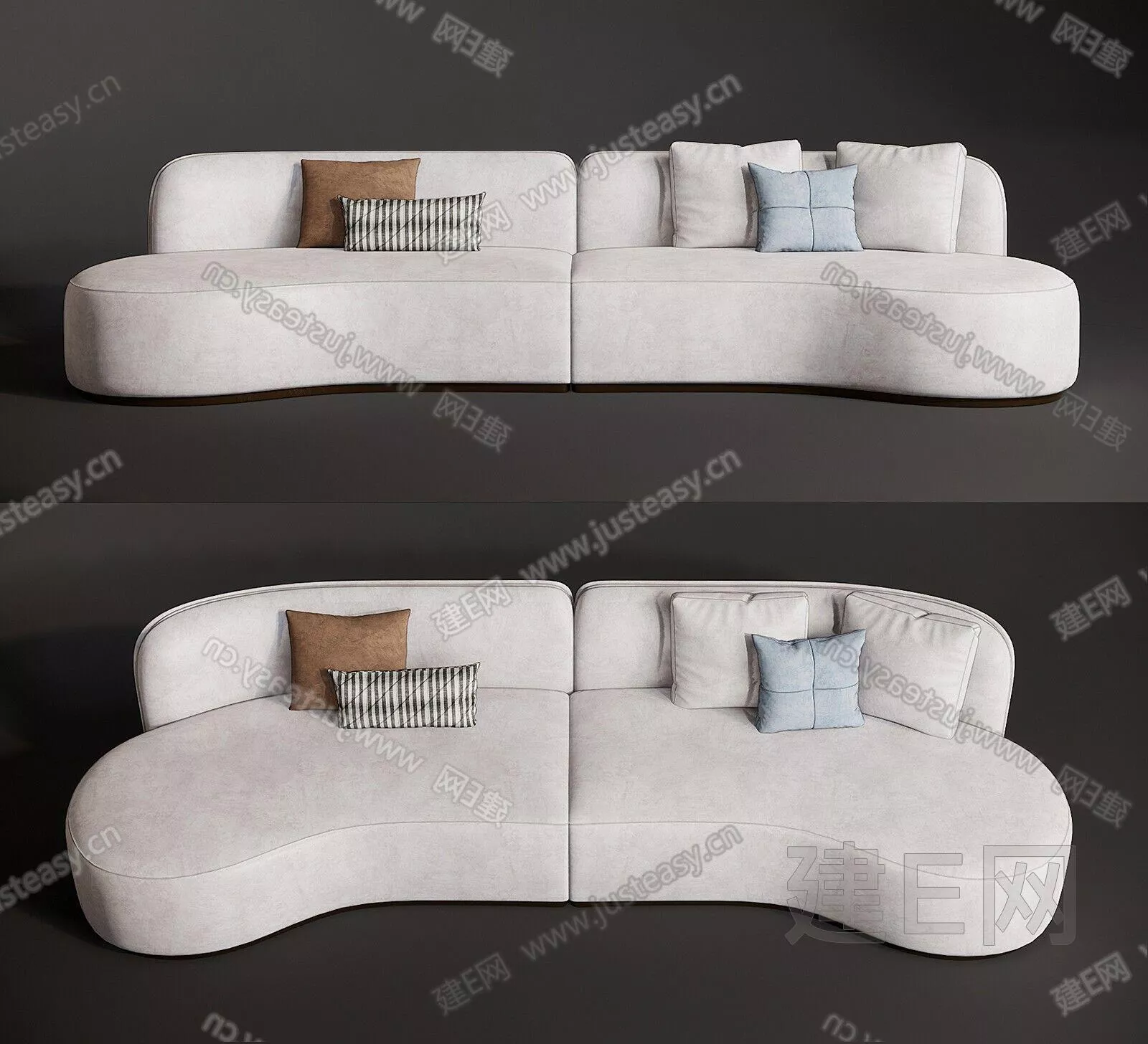 MODERN SOFA - SKETCHUP 3D MODEL - ENSCAPE - 110904702