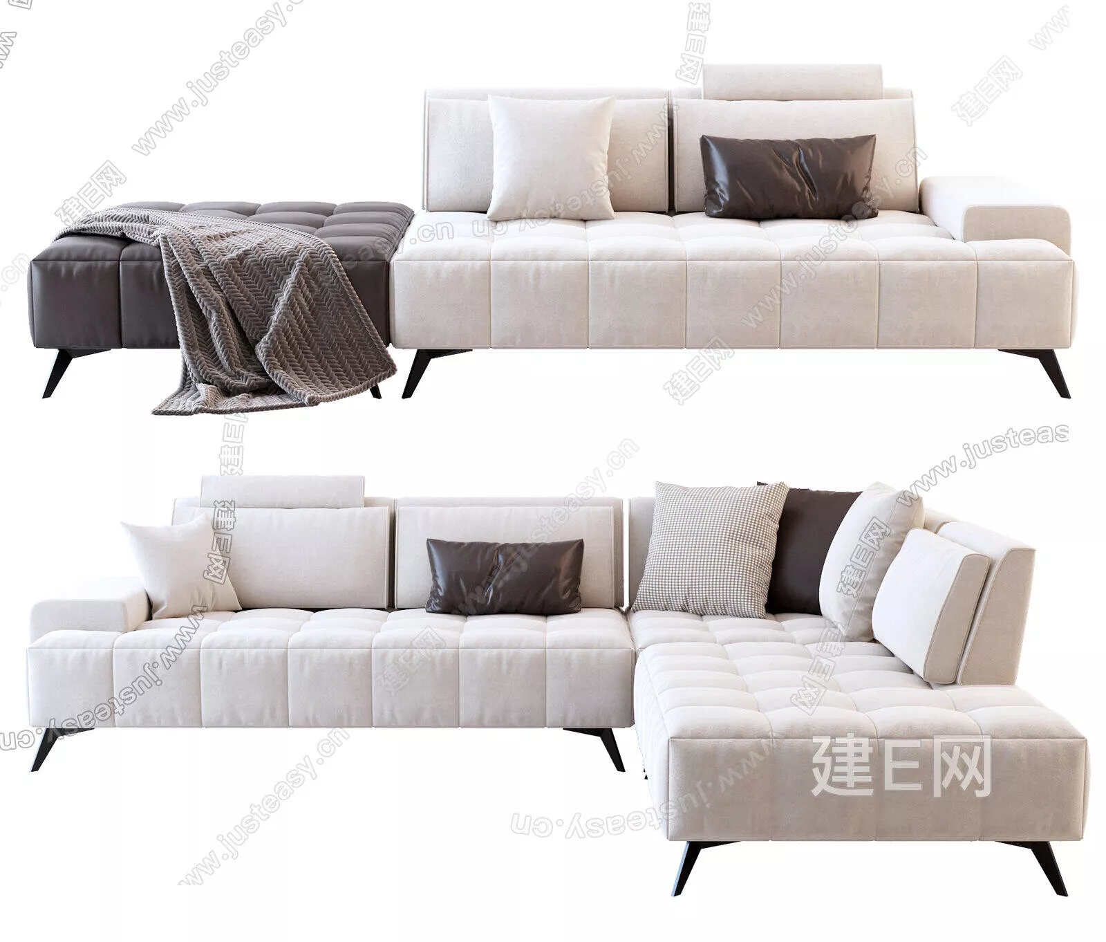 MODERN SOFA - SKETCHUP 3D MODEL - ENSCAPE - 111101923